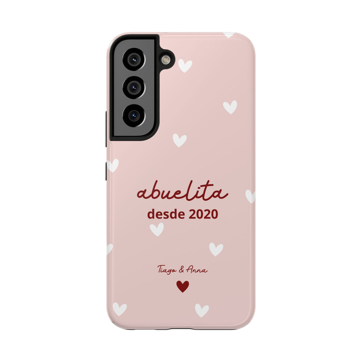 Funda personalizada de mamá o abuela con fecha y nombres