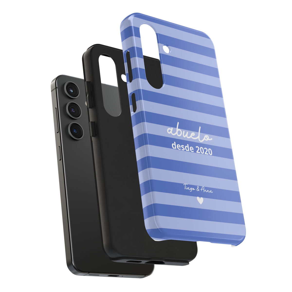 Funda personalizada para Papá o Abuelo con fecha y nombres