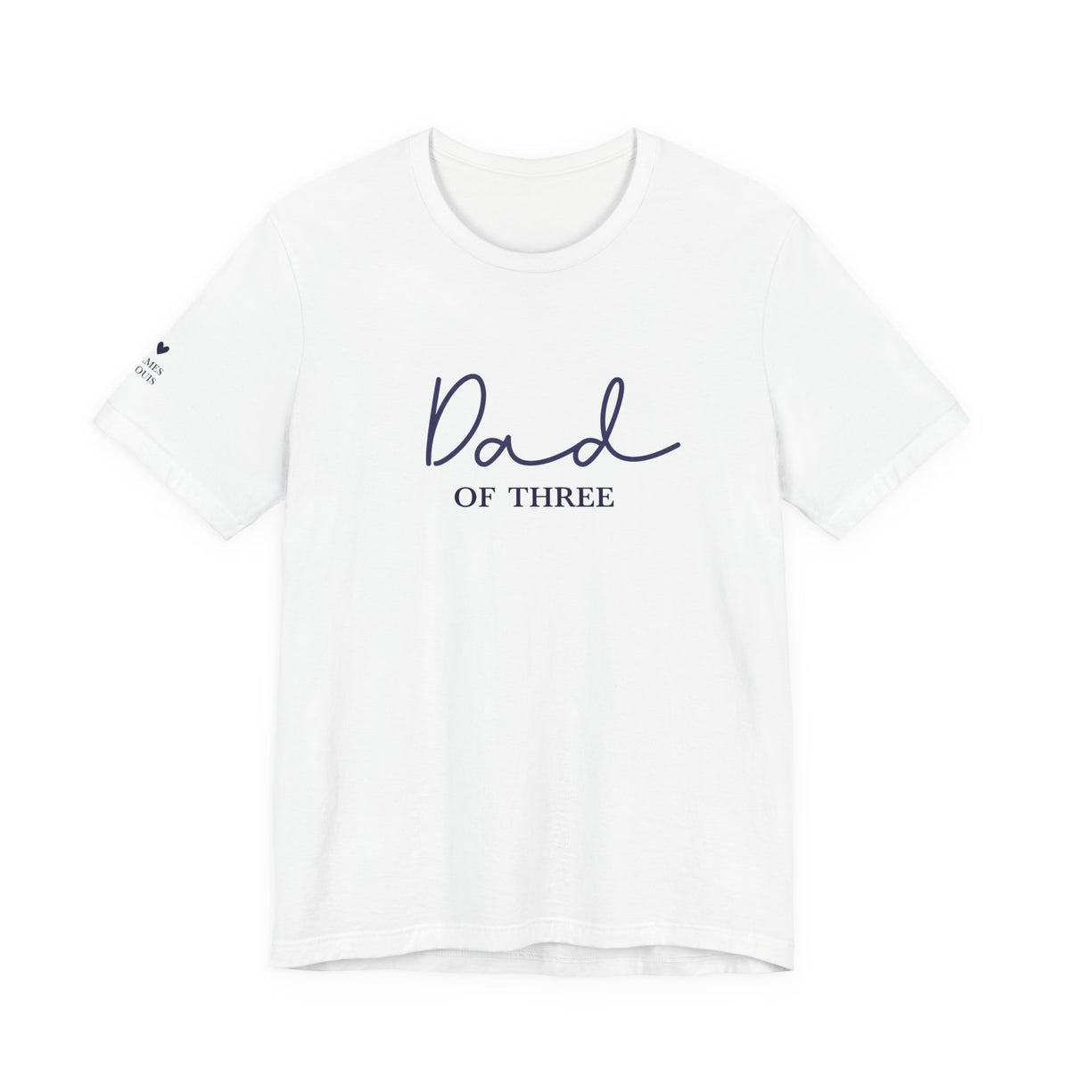 Camiseta personalizada de papá y nombres