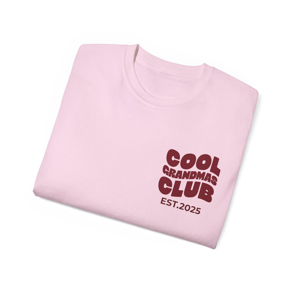 T-Shirt Cool Grandma Club with Grandchildren’s First Names on the Sleeve