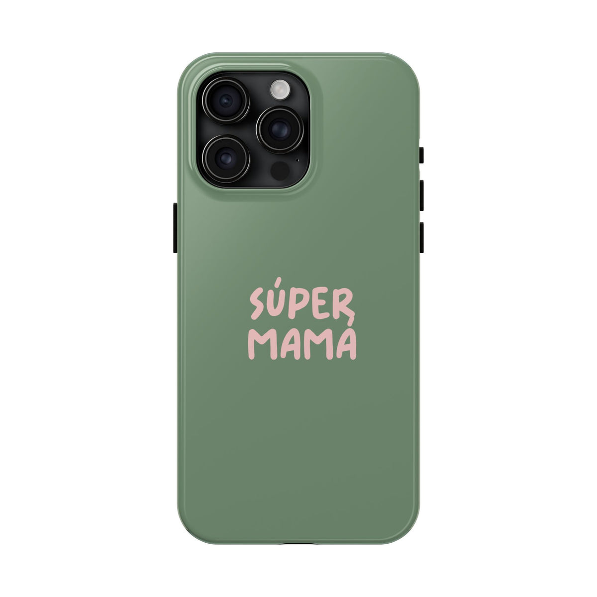 Green Phone Case with Custom Text