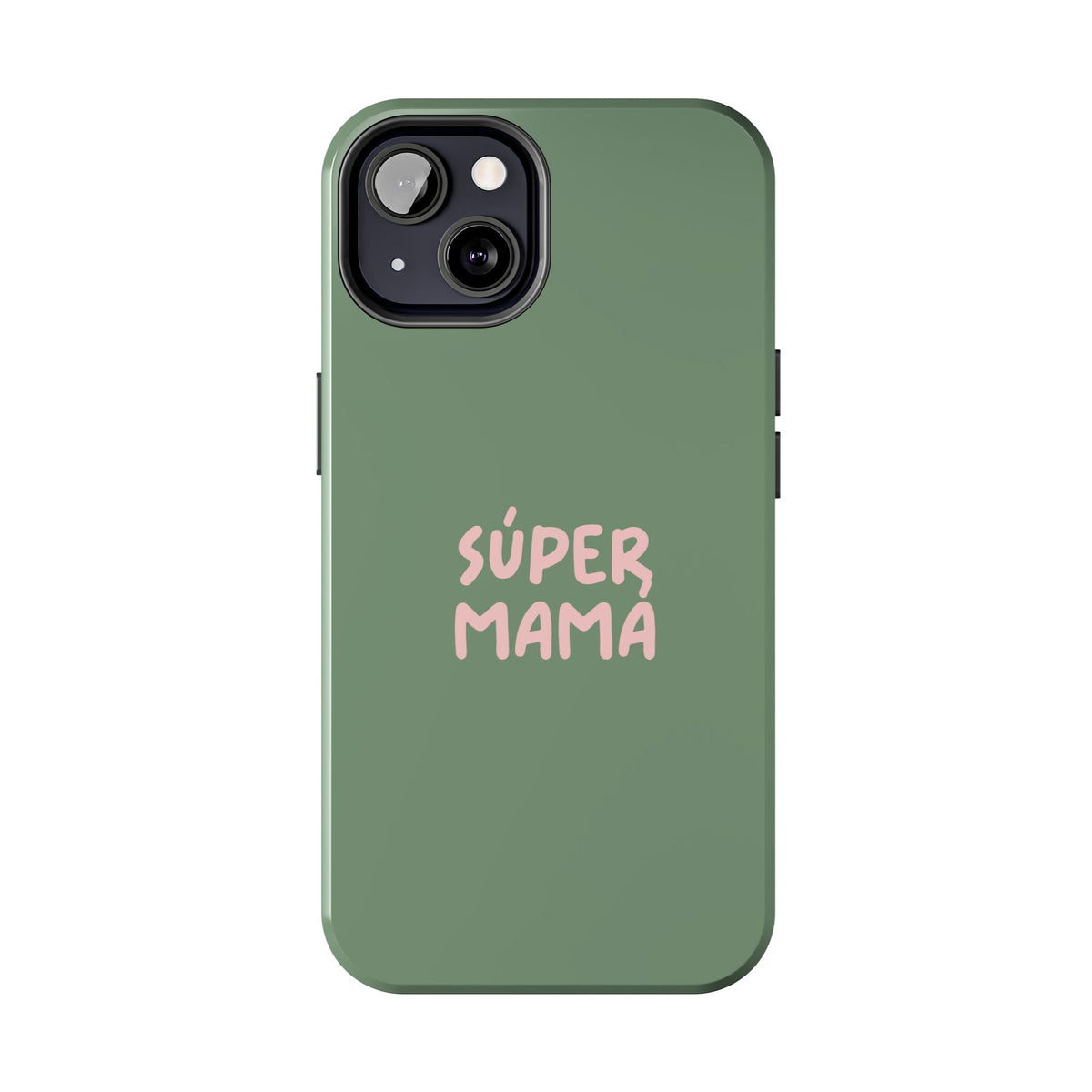 Green Phone Case with Custom Text