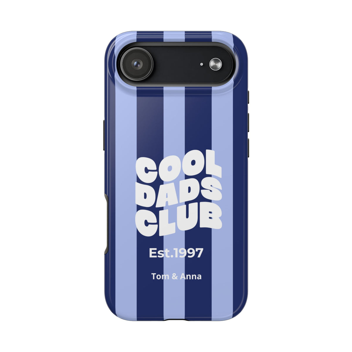 Funda para teléfono Papás Geniales Club y Nombres de los niños