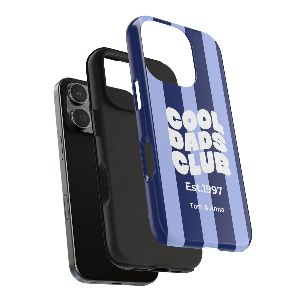 Funda para teléfono Papás Geniales Club y Nombres de los niños