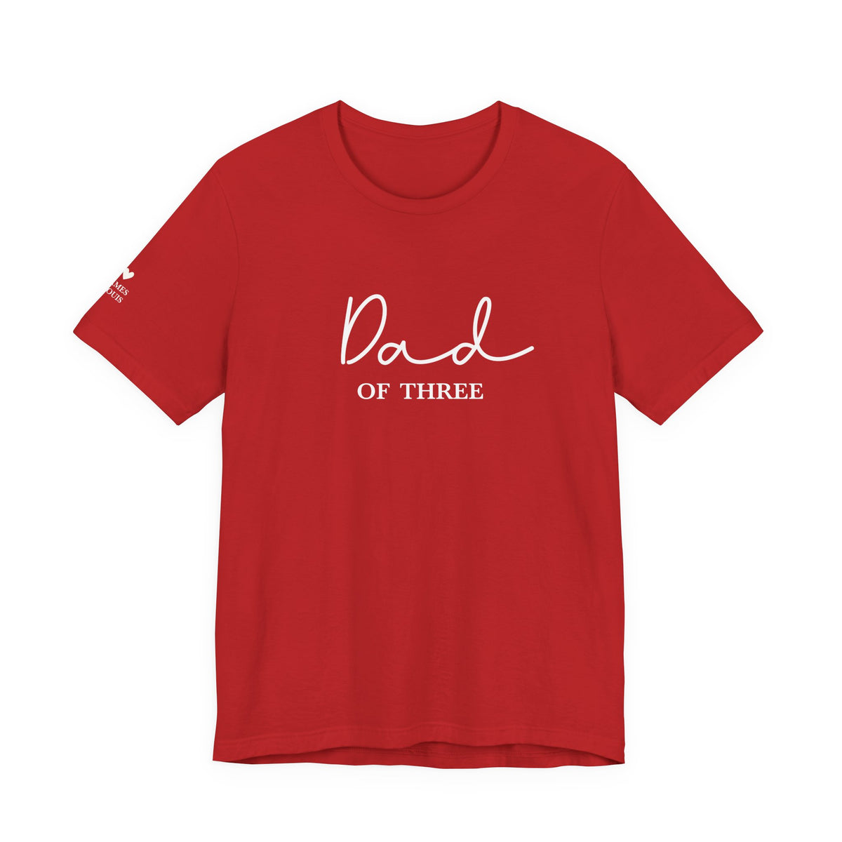 Camiseta personalizada de papá y nombres