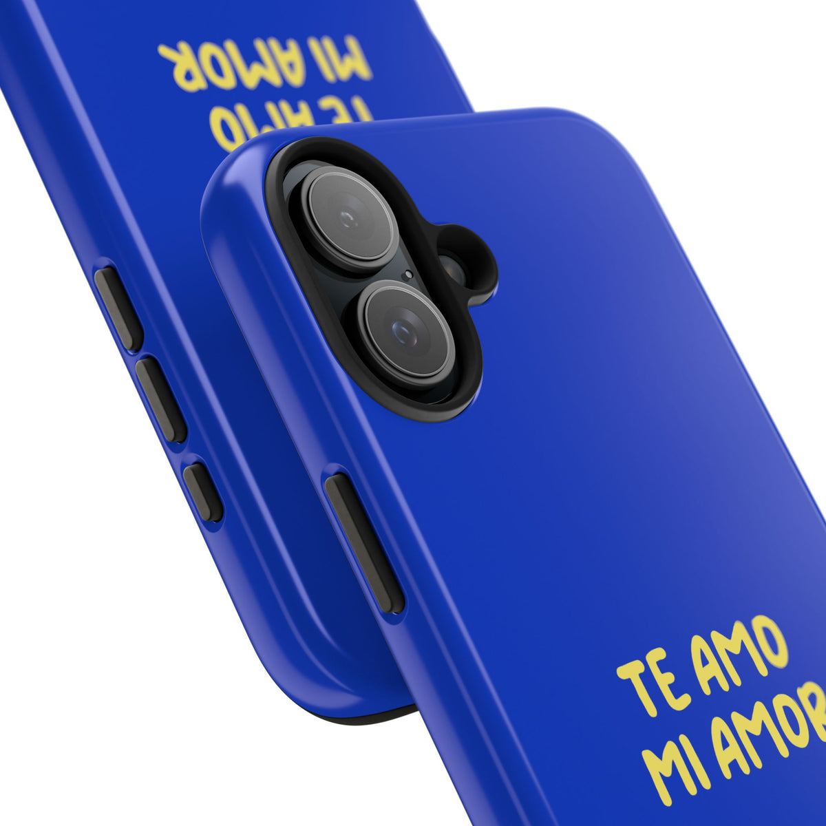 Funda para Teléfono Azul con Texto Personalizado