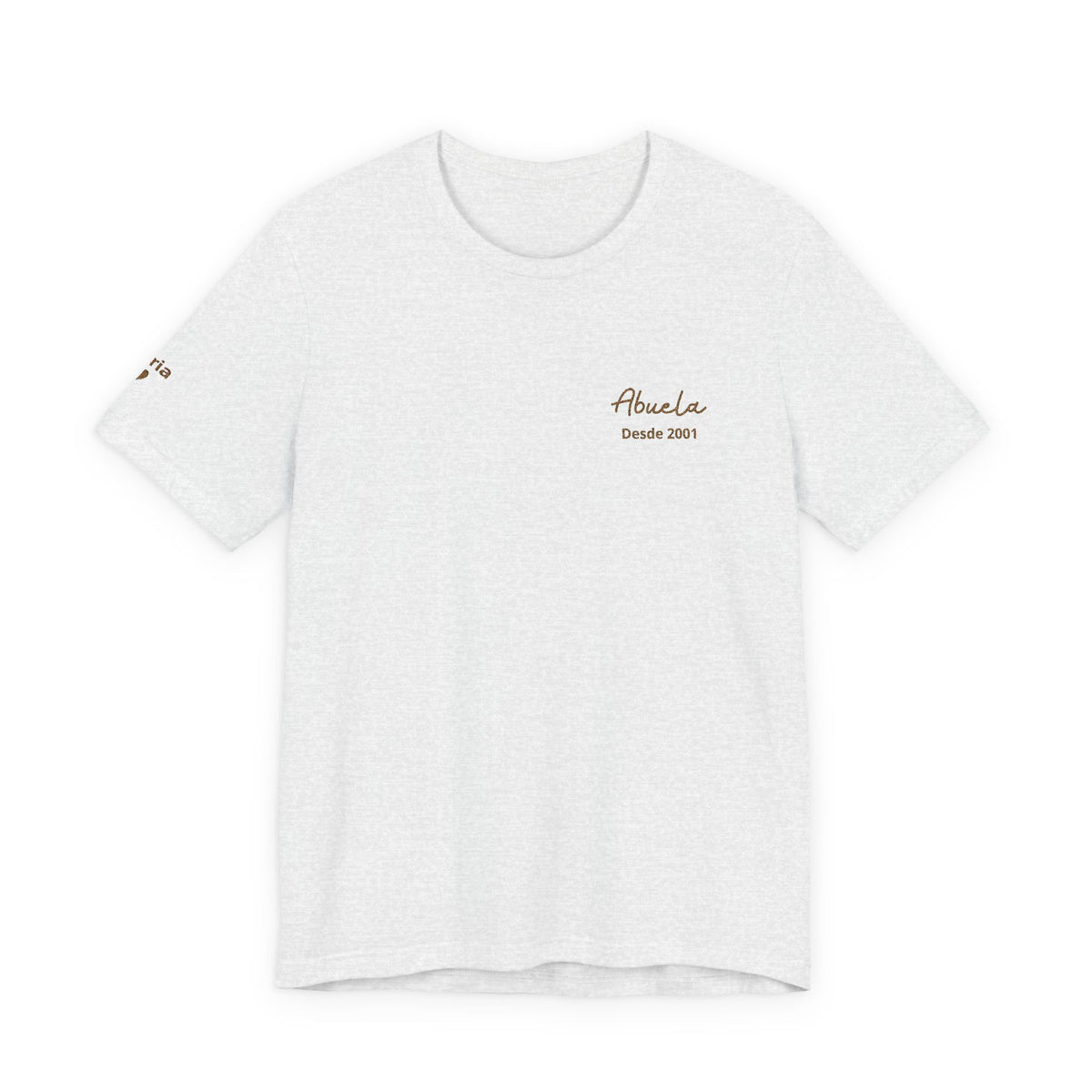 Camiseta Bordada Personalizada para Abuela