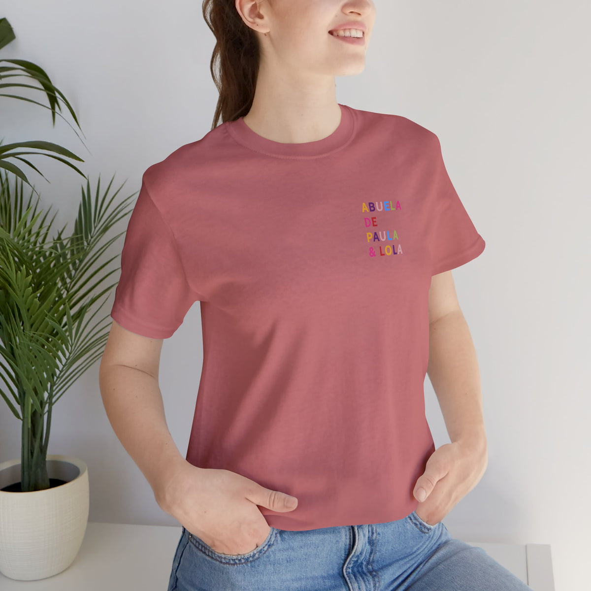 Camiseta Multicolor Abuela Personalizada