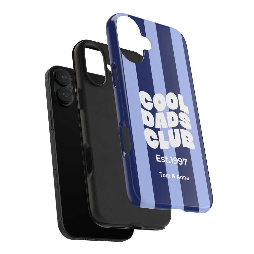 Funda para teléfono Papás Geniales Club y Nombres de los niños