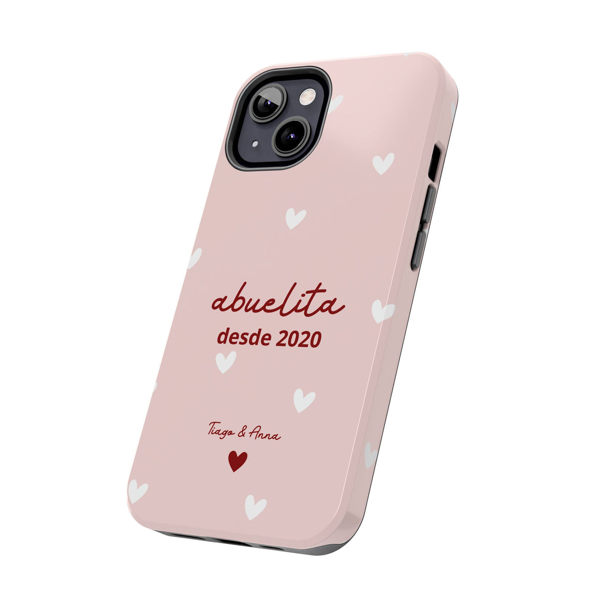 Funda personalizada de mamá o abuela con fecha y nombres