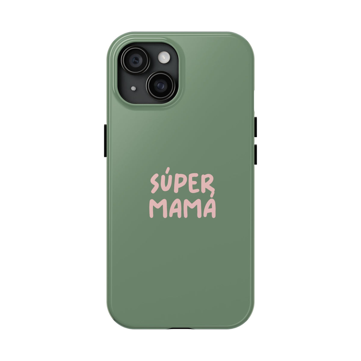 Green Phone Case with Custom Text