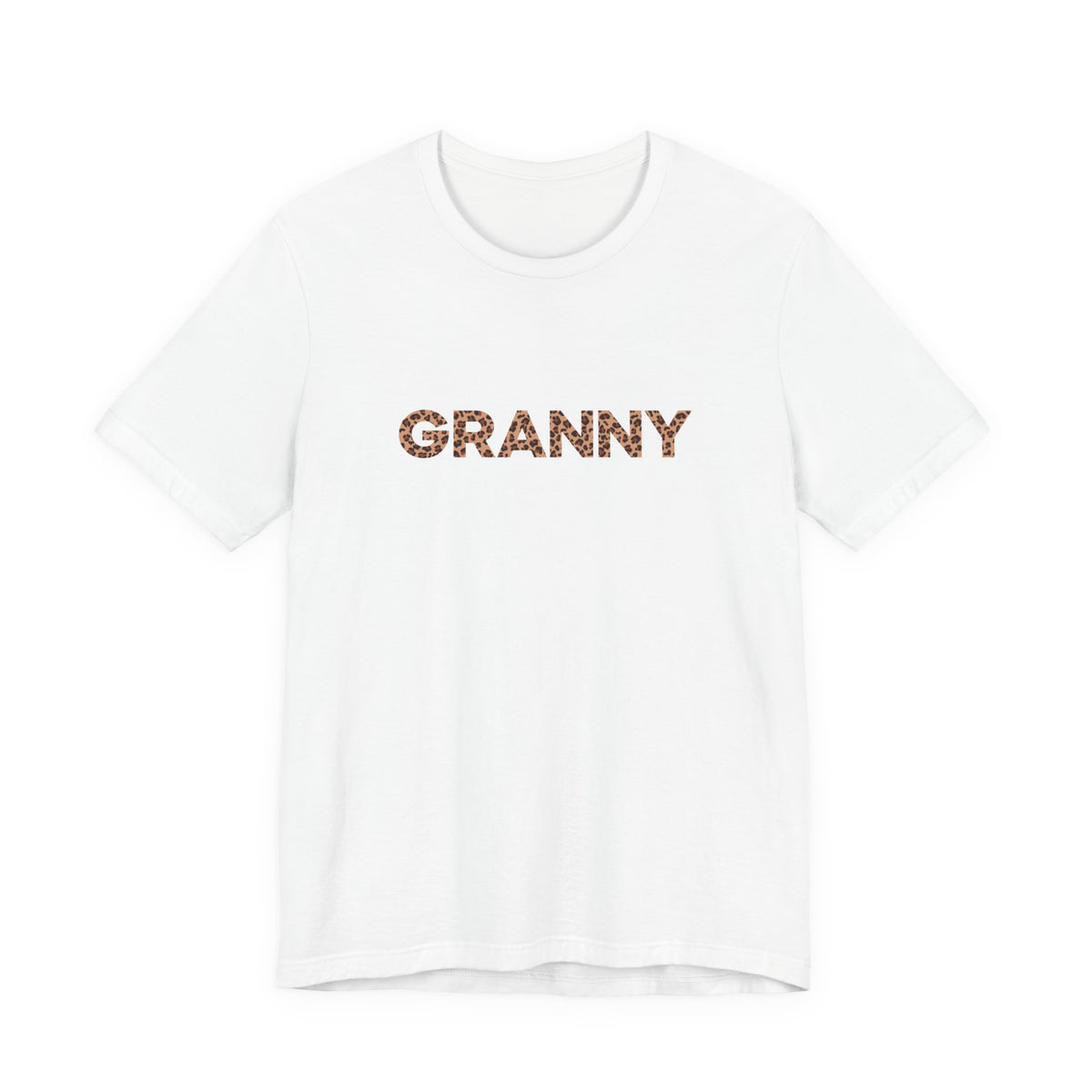 Camiseta personalizada de leopardo para abuela