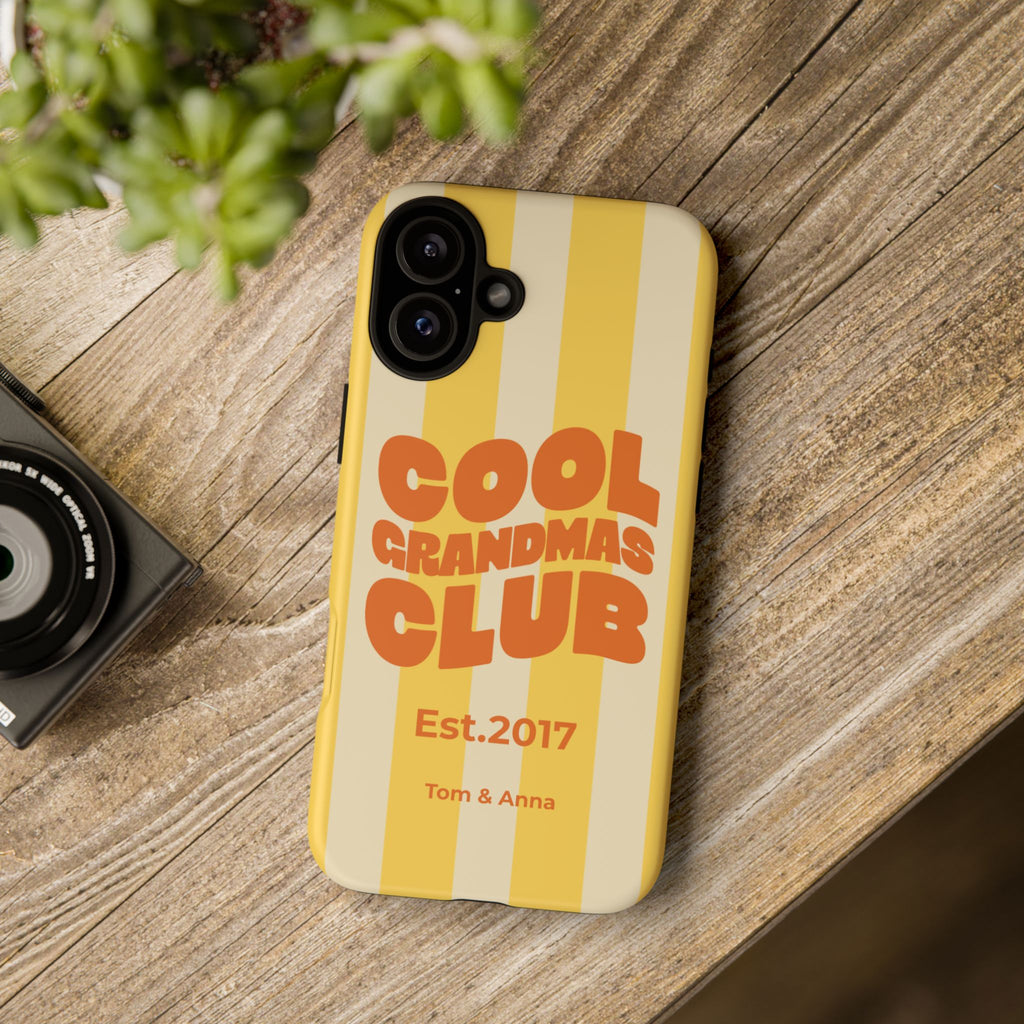 Phone Case Cool Grandmas Club & Names of children