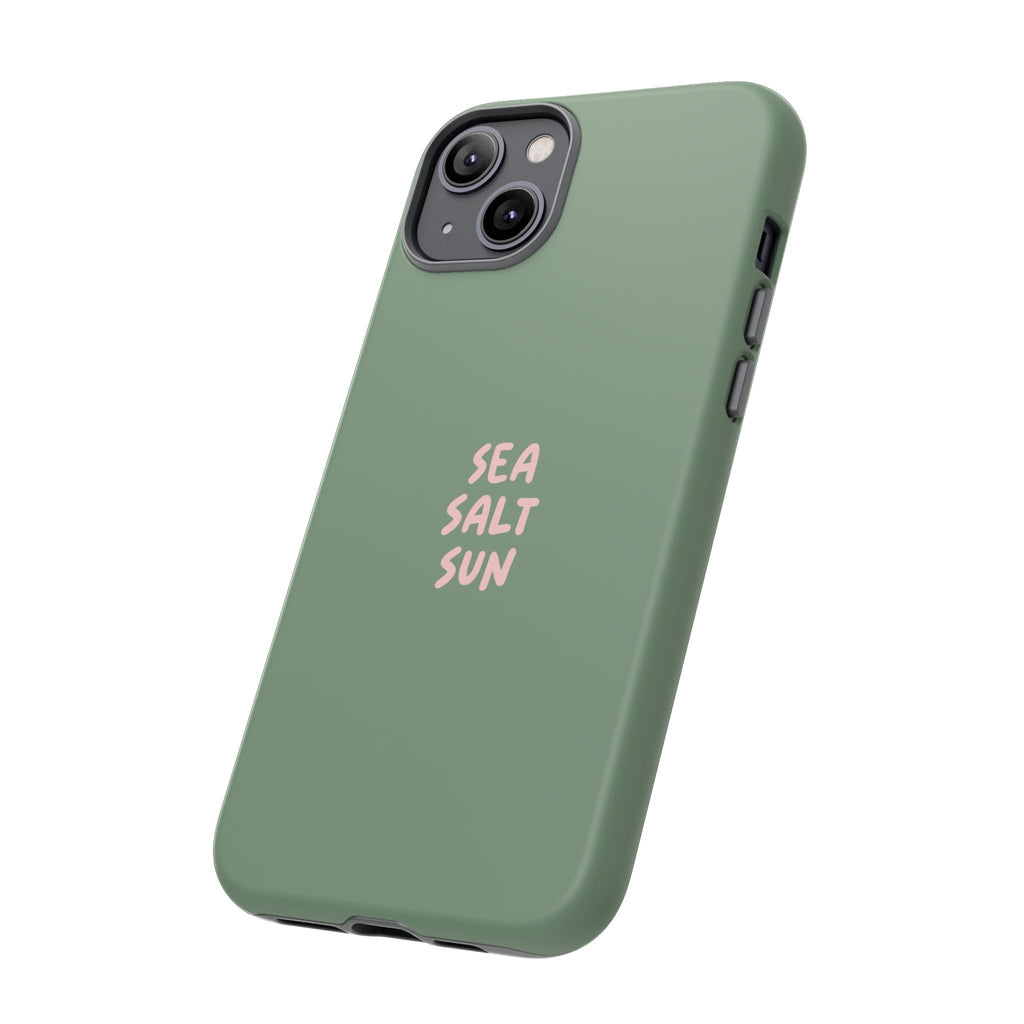 Phone Case Green color with custom text