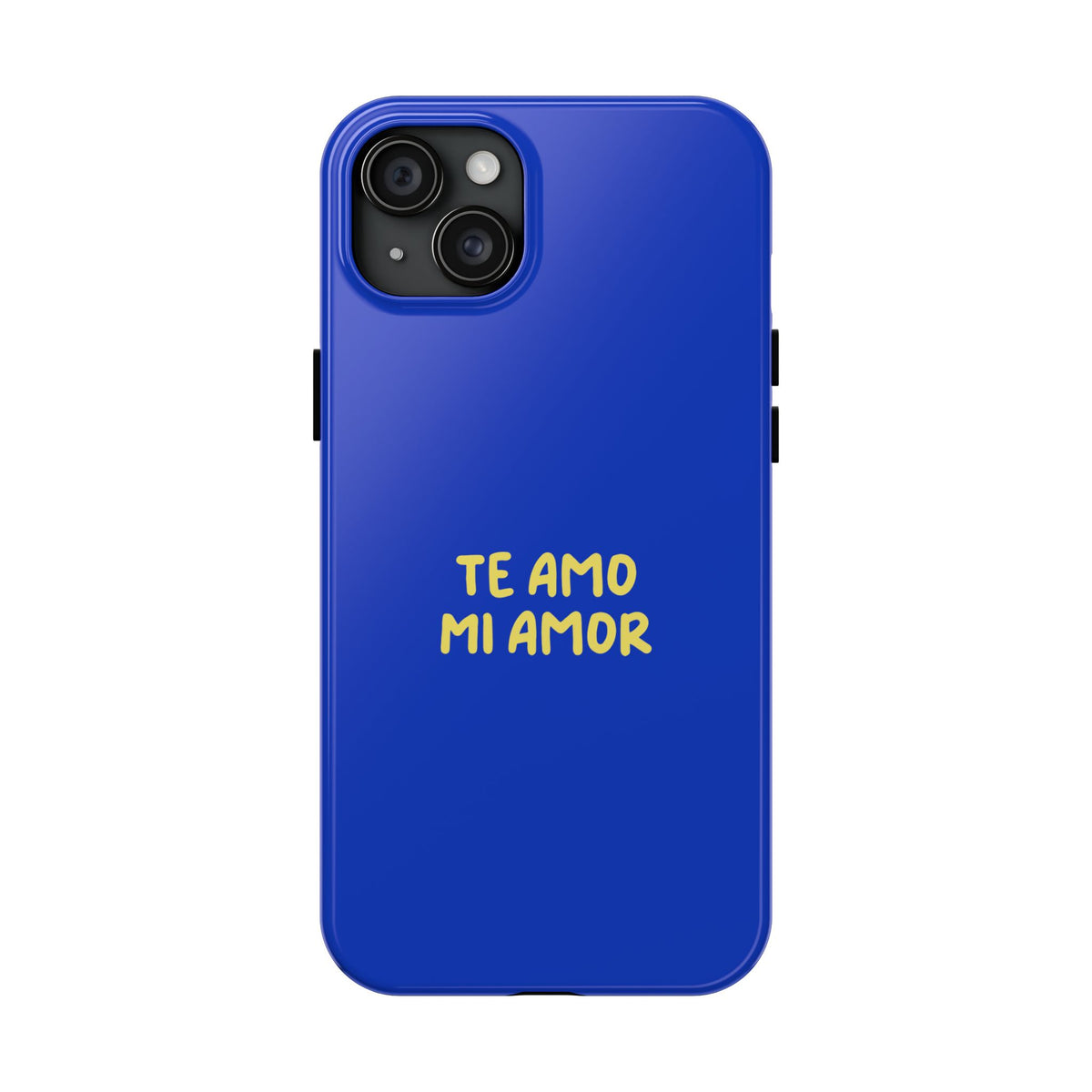 Blue Phone Case with Custom Text