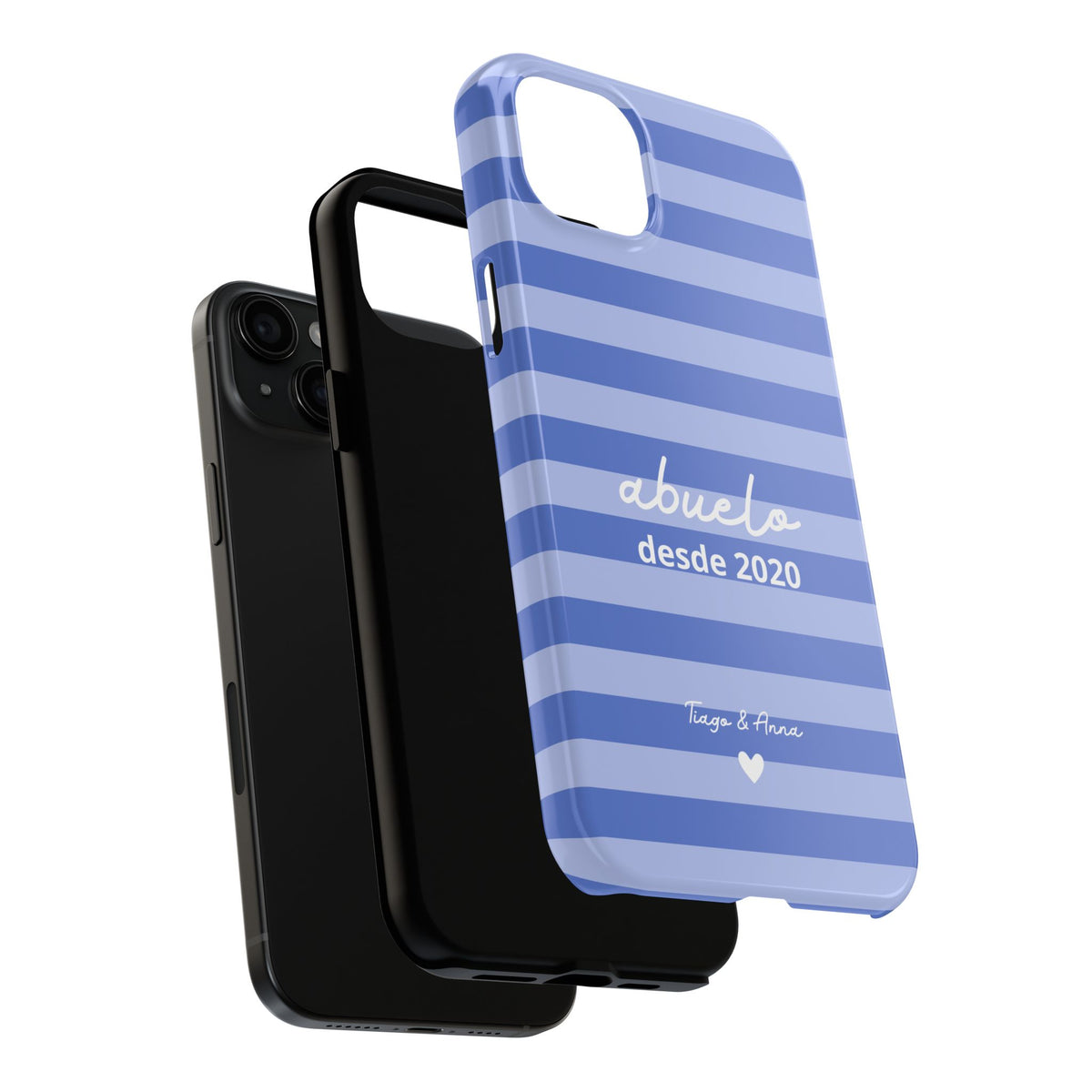 Funda personalizada para Papá o Abuelo con fecha y nombres