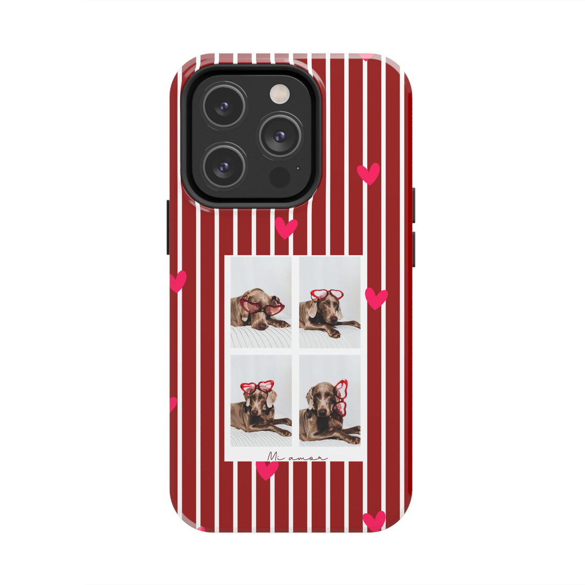 Funda de teléfono estilo cabina de fotos