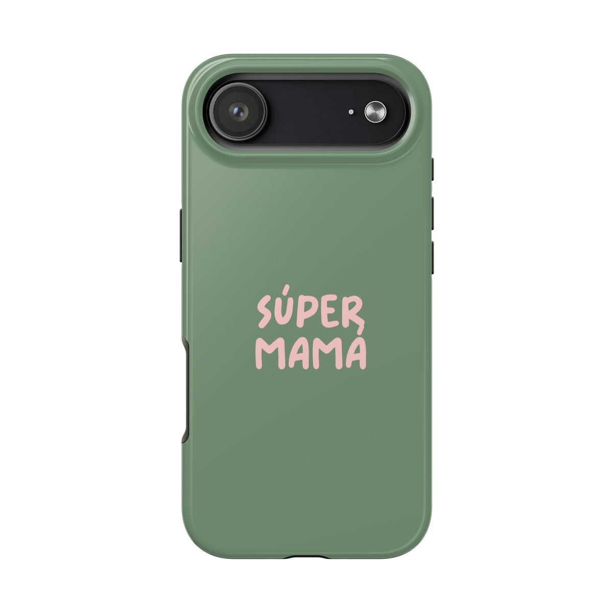 Green Phone Case with Custom Text