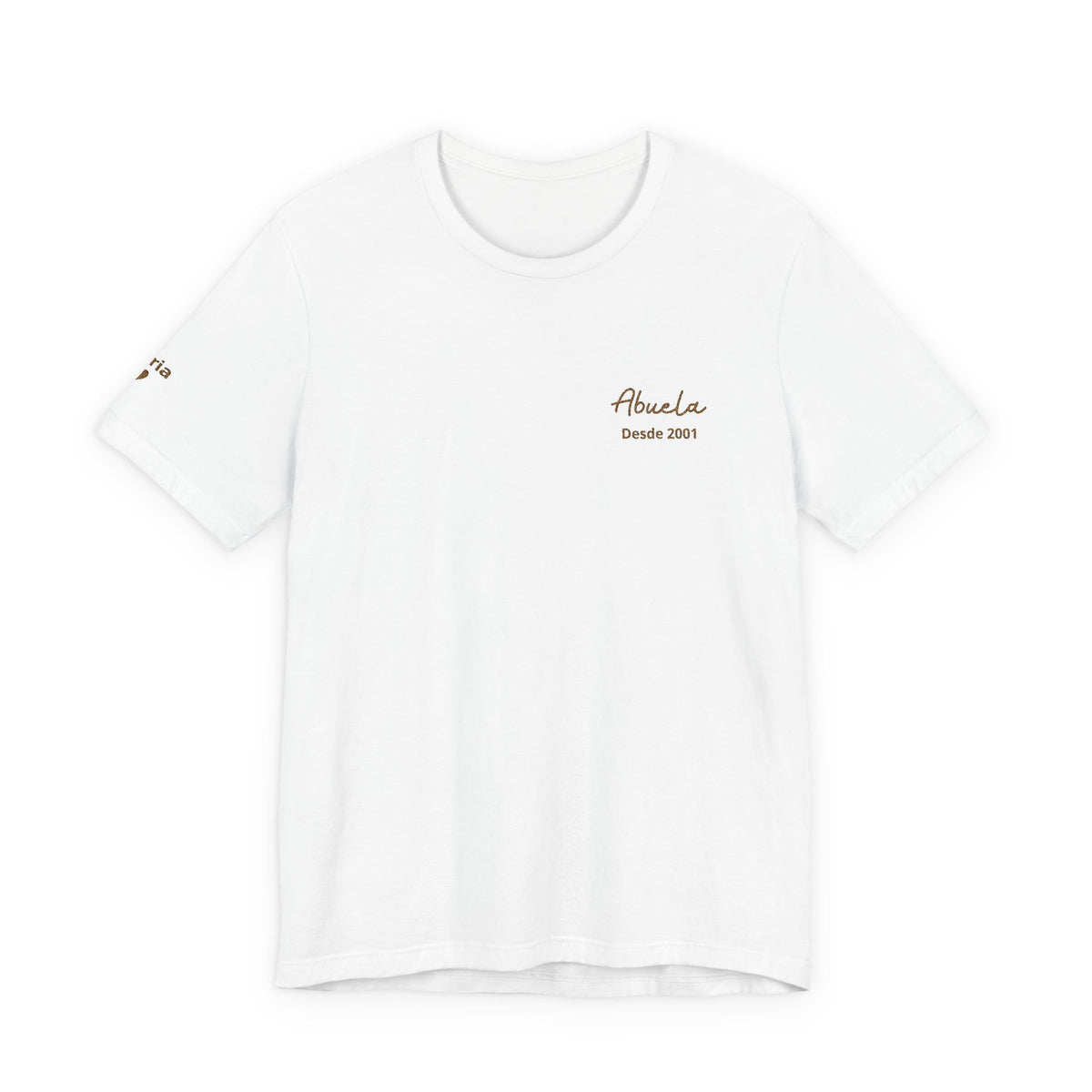 Camiseta Bordada Personalizada para Abuela
