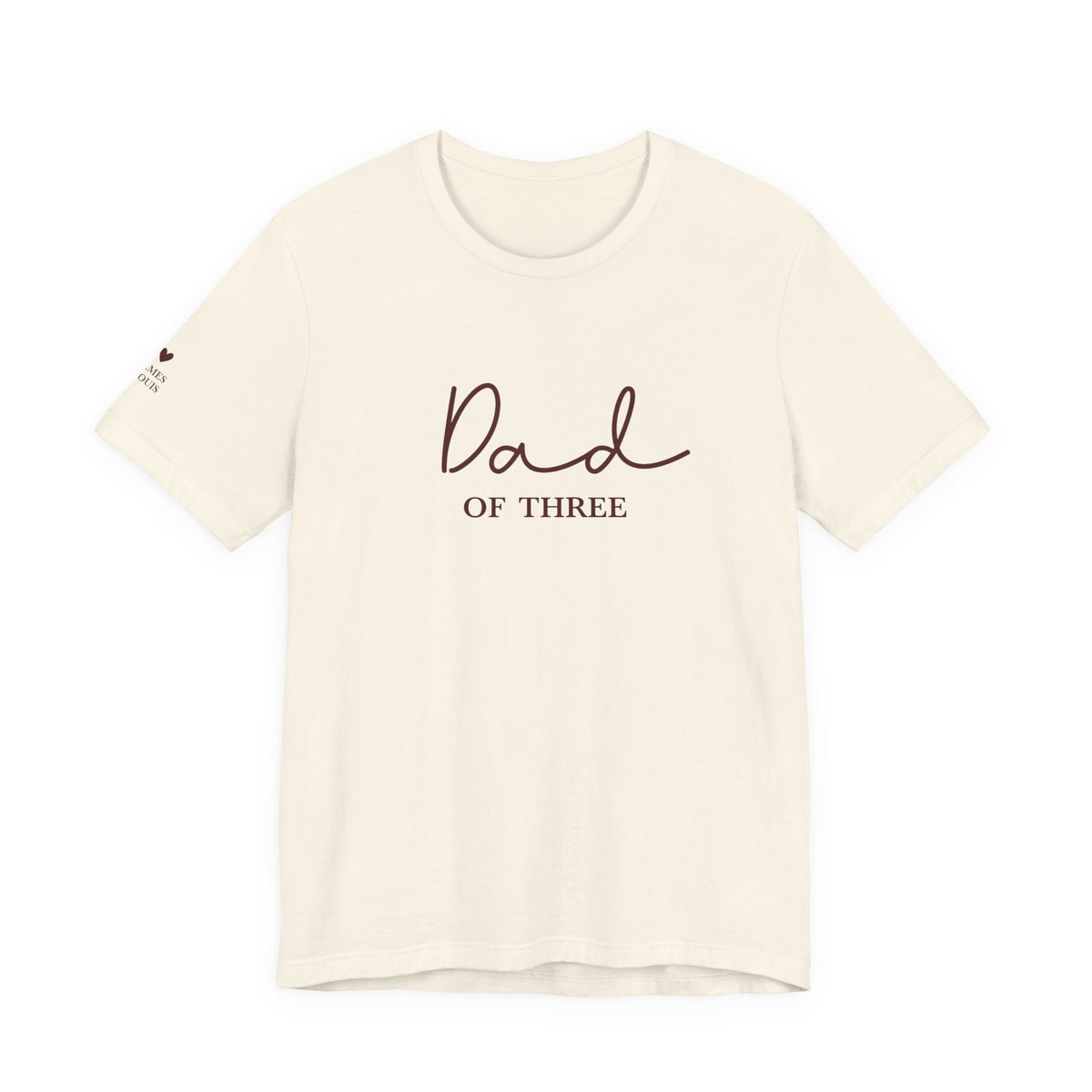 Camiseta personalizada de papá y nombres