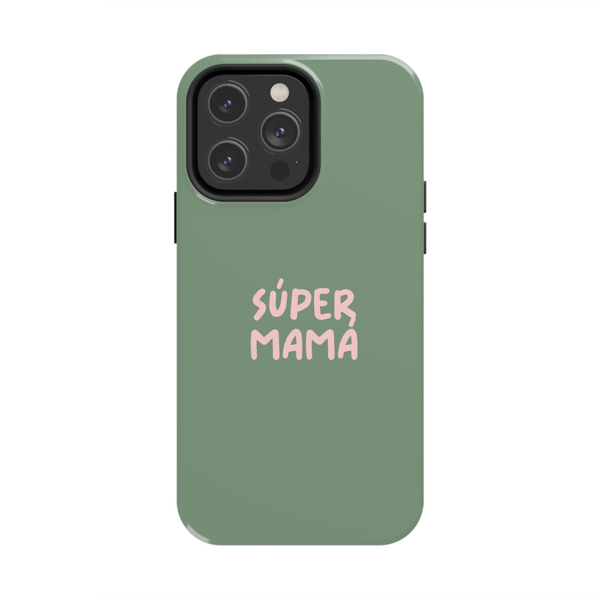 Green Phone Case with Custom Text