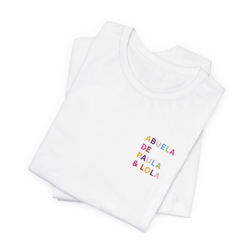Camiseta Multicolor Abuela Personalizada