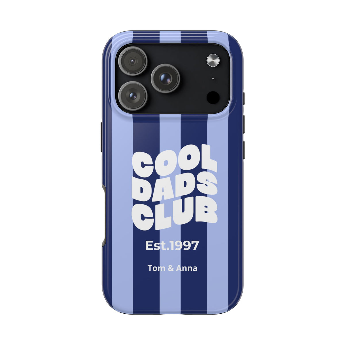 Funda para teléfono Papás Geniales Club y Nombres de los niños