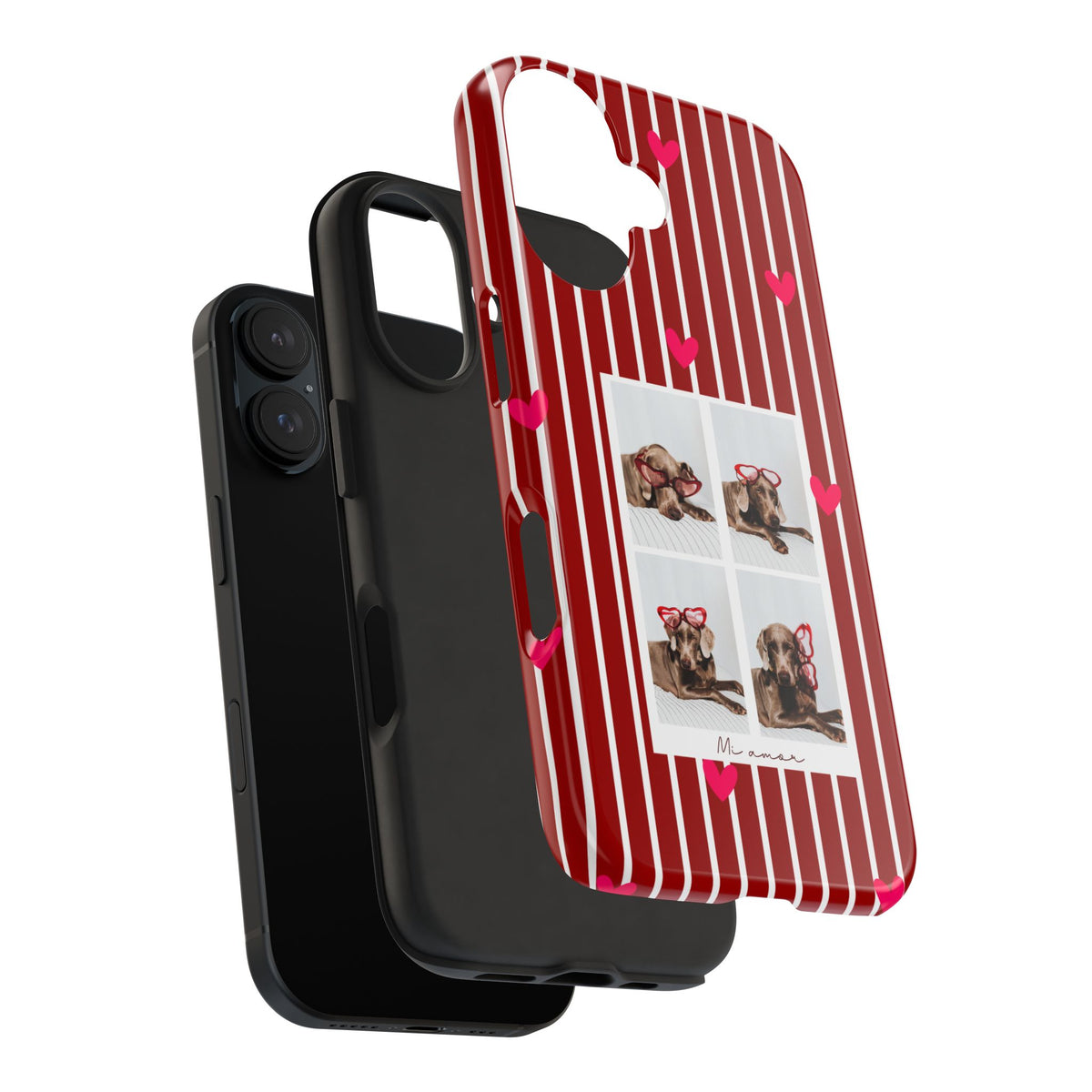 Funda de teléfono estilo cabina de fotos