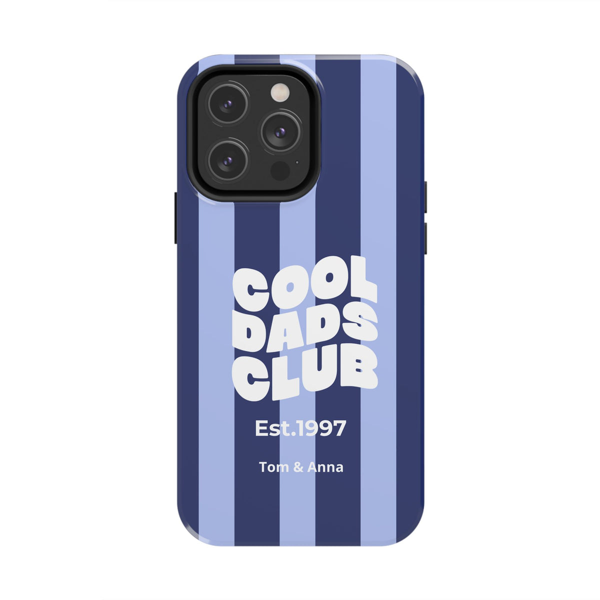 Funda para teléfono Papás Geniales Club y Nombres de los niños