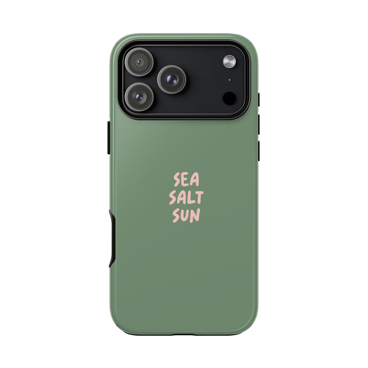 Phone Case Green color with custom text