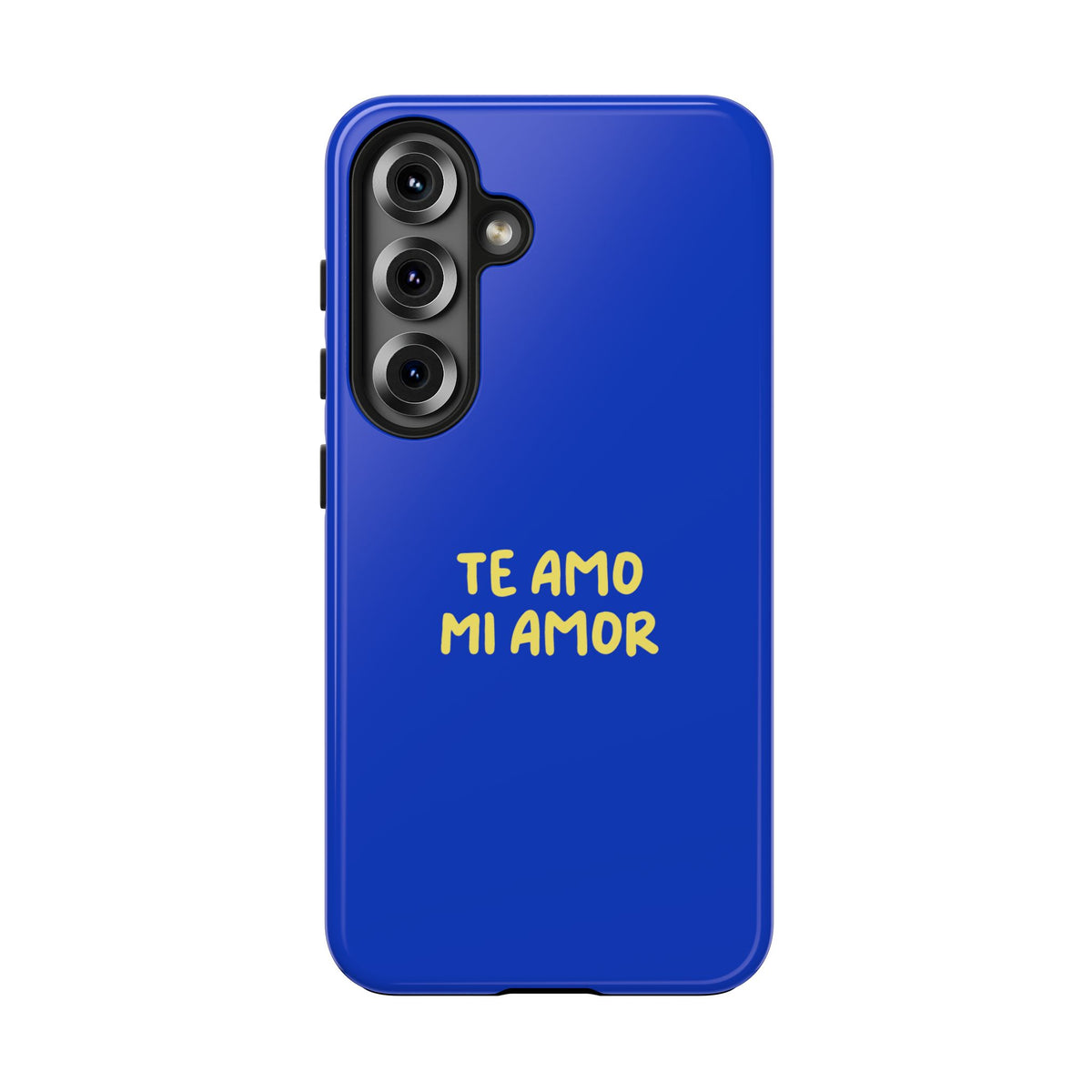 Blue Phone Case with Custom Text