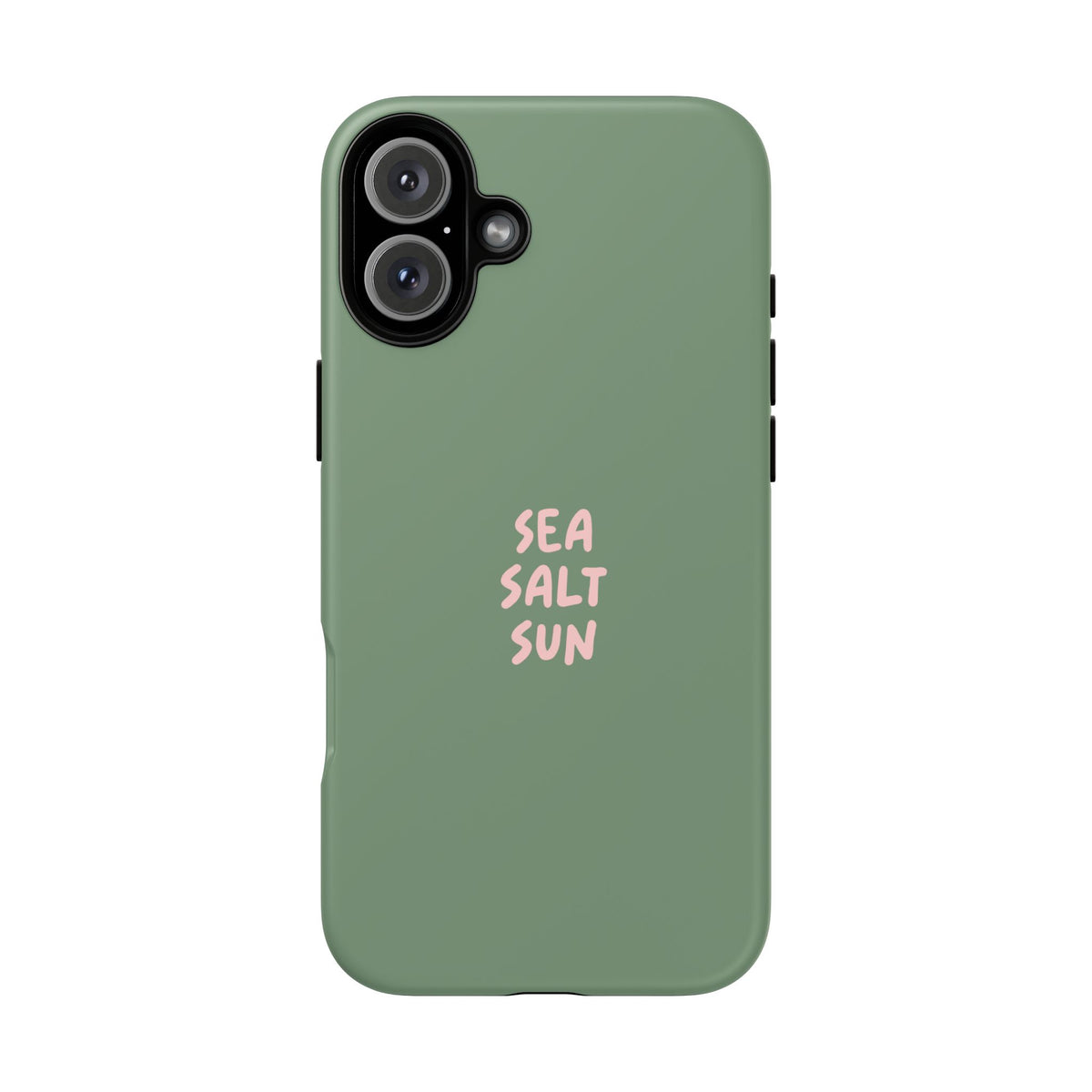 Phone Case Green color with custom text