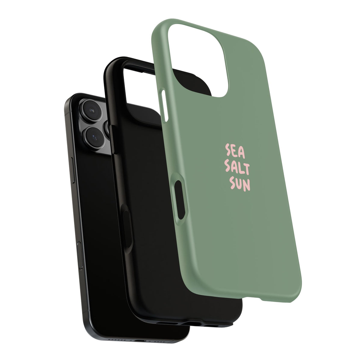 Phone Case Green color with custom text