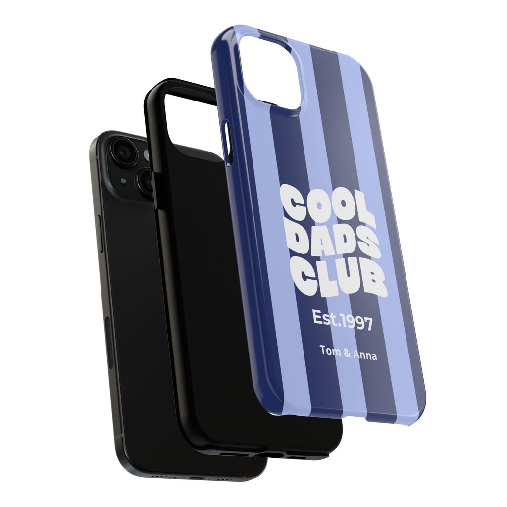 Funda para teléfono Papás Geniales Club y Nombres de los niños