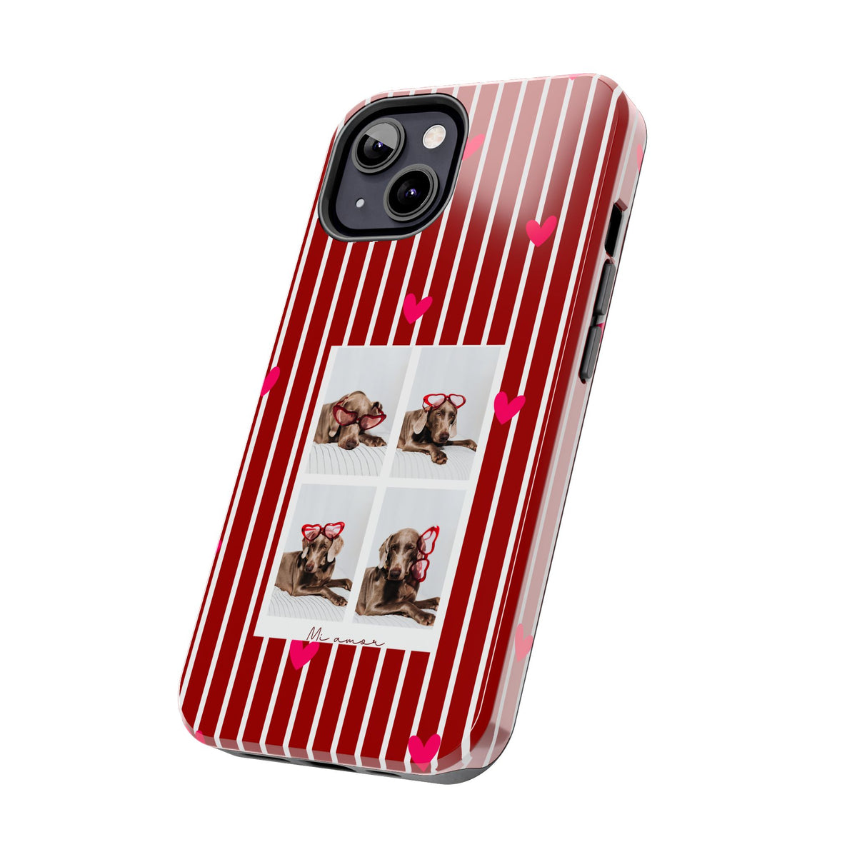 Funda de teléfono estilo cabina de fotos