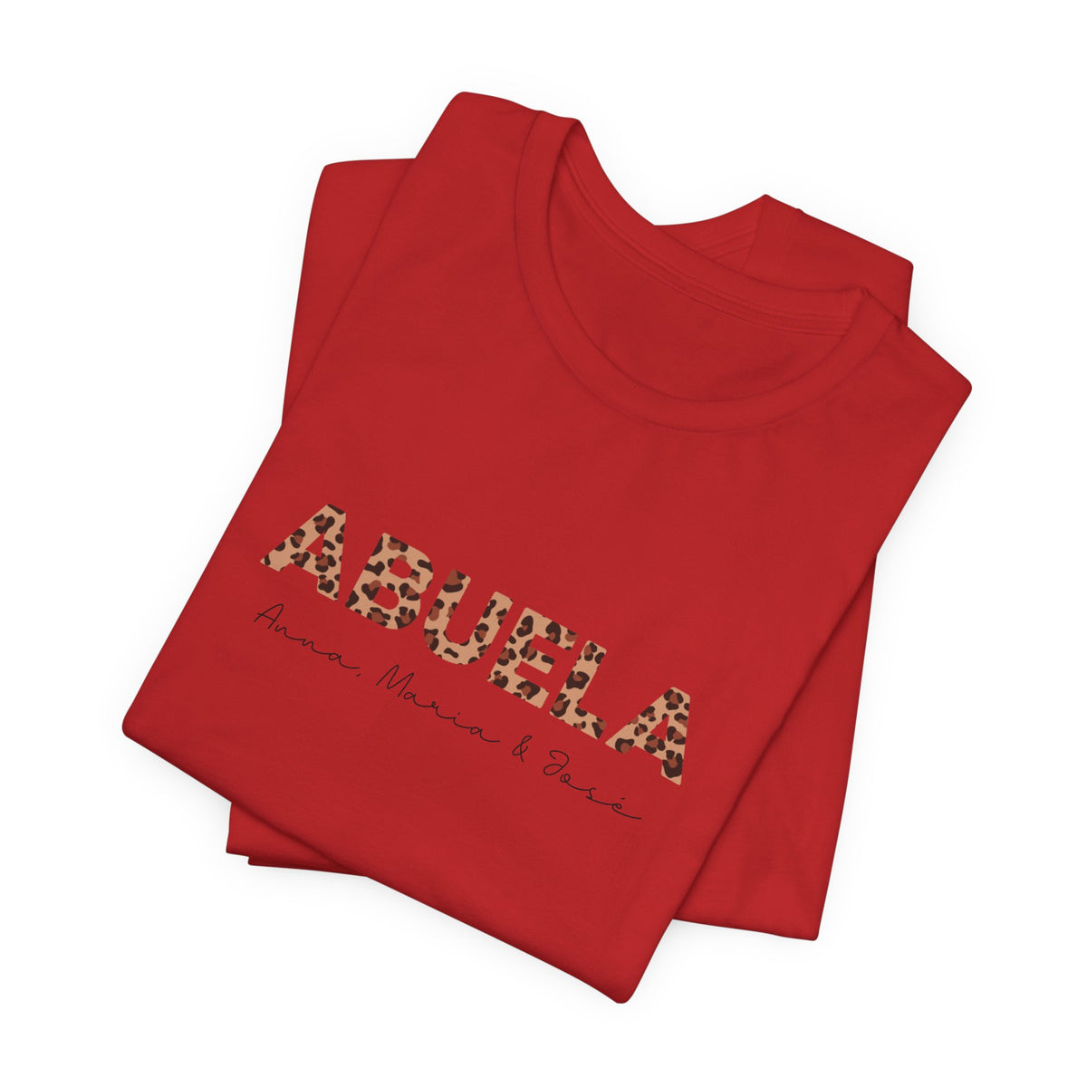Camiseta Leopard Abuela Personalizada