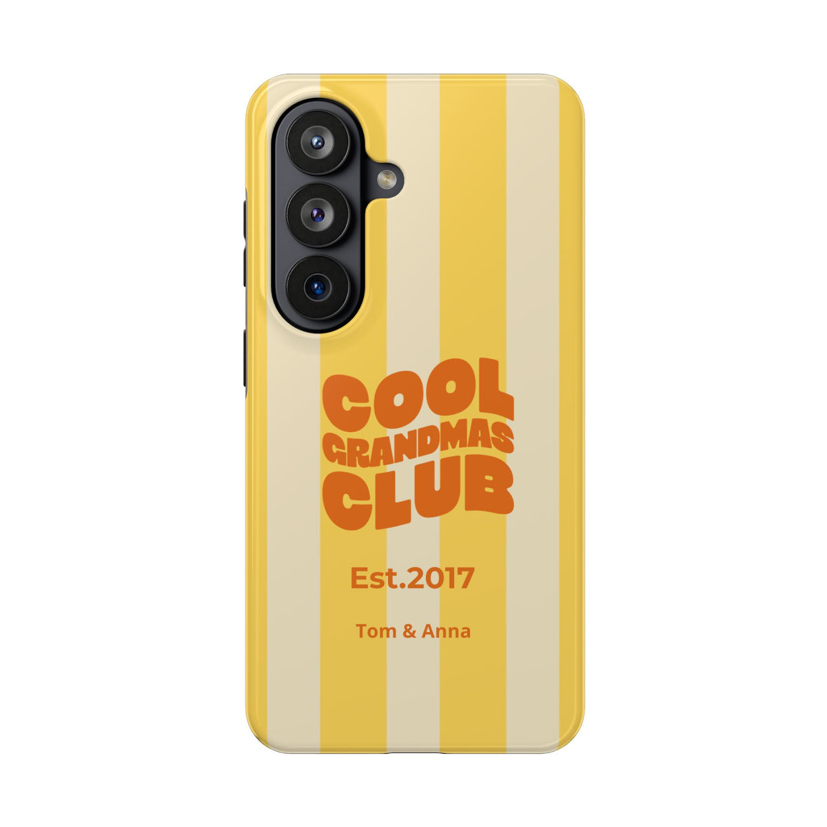 Funda de teléfono Club de abuelas geniales y nombres de niños