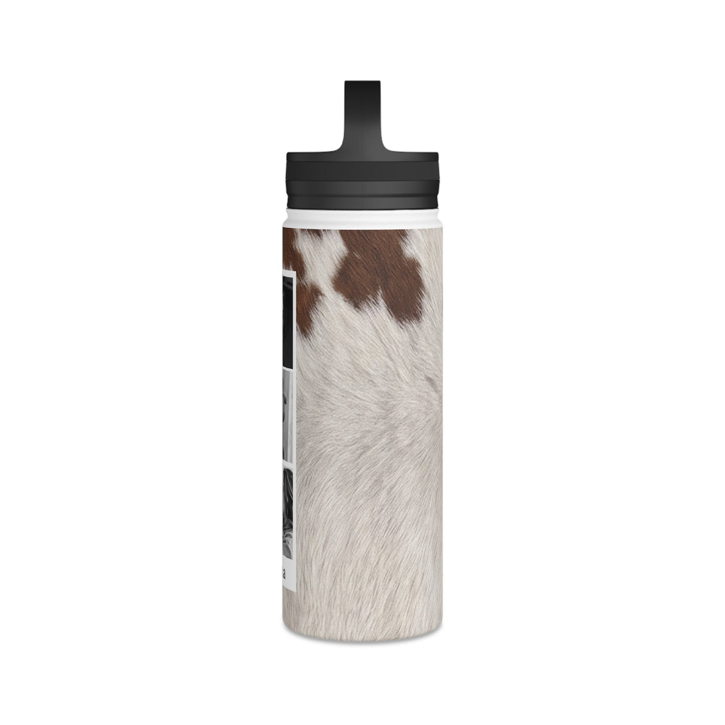 Botella de Agua con Estampado Animal y Foto Personalizada