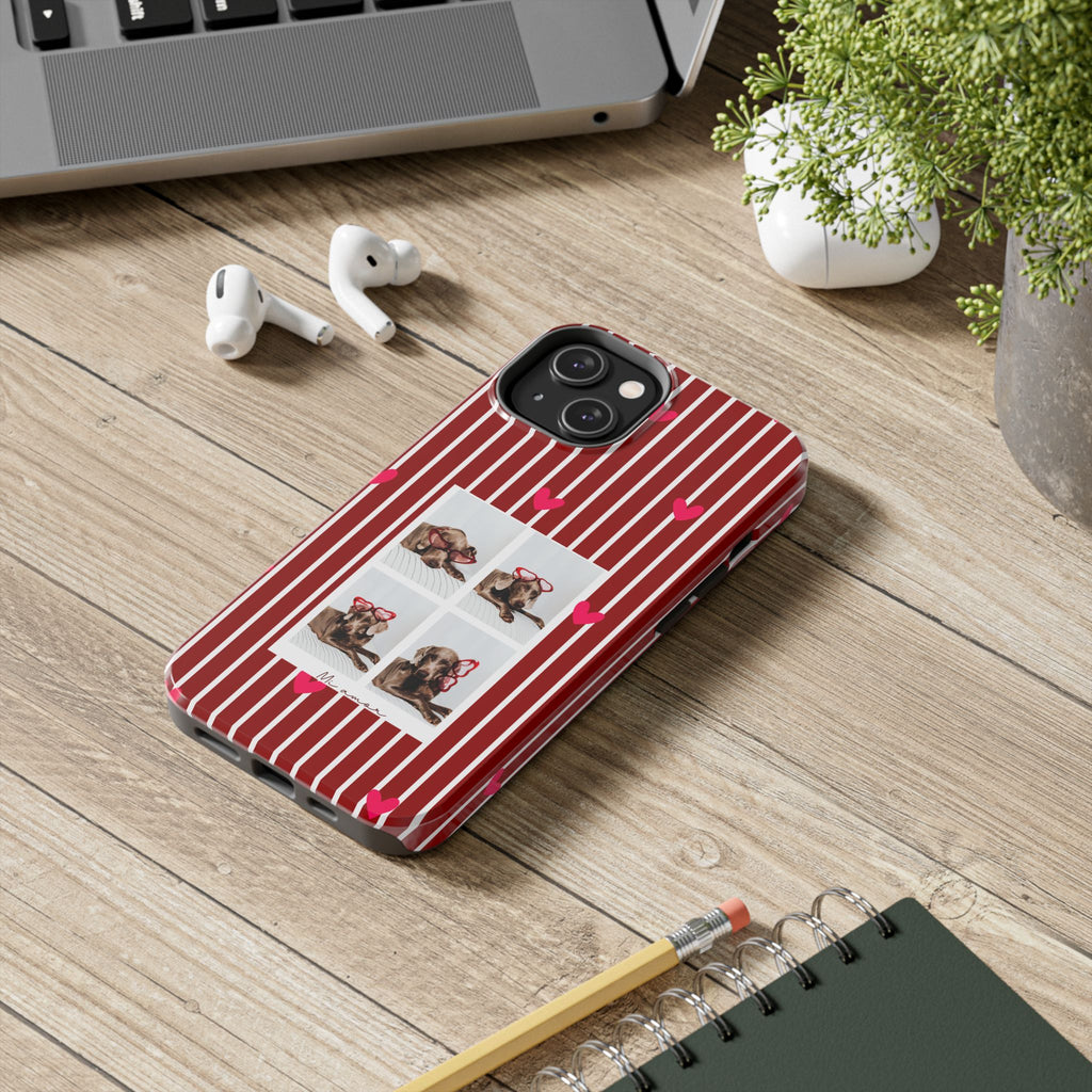 Funda de teléfono estilo cabina de fotos