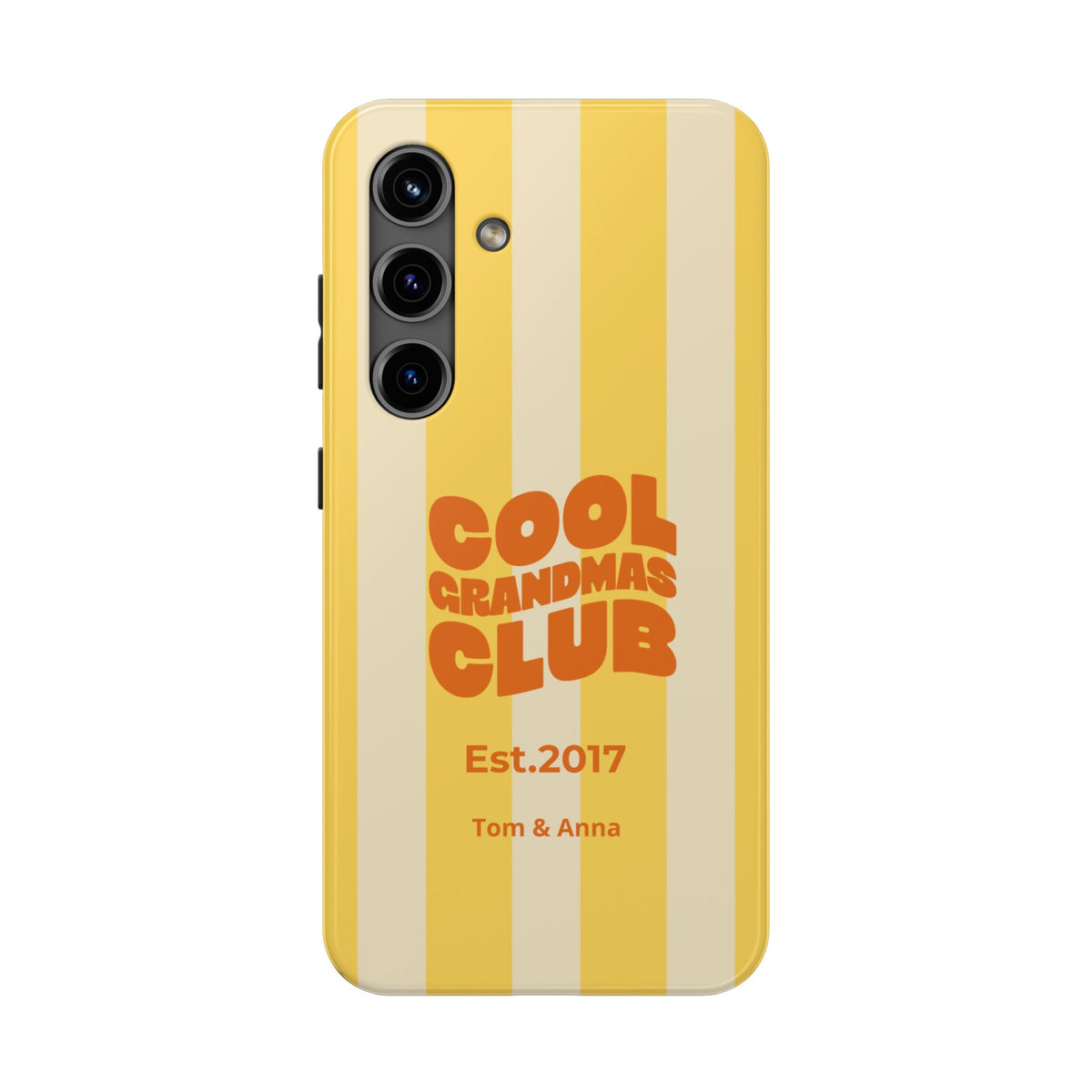 Funda de teléfono Club de abuelas geniales y nombres de niños