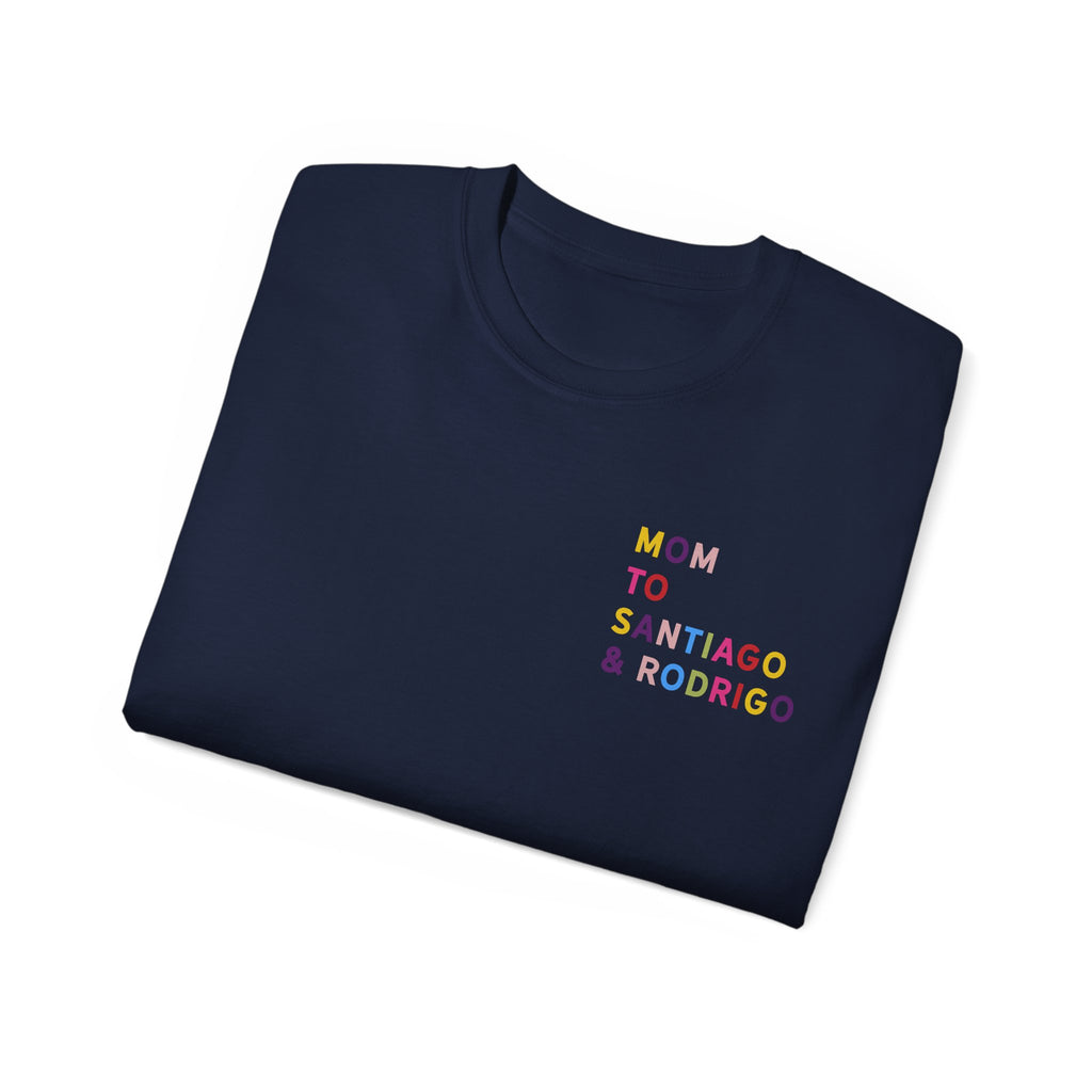 T-Shirt Multicolored name mom