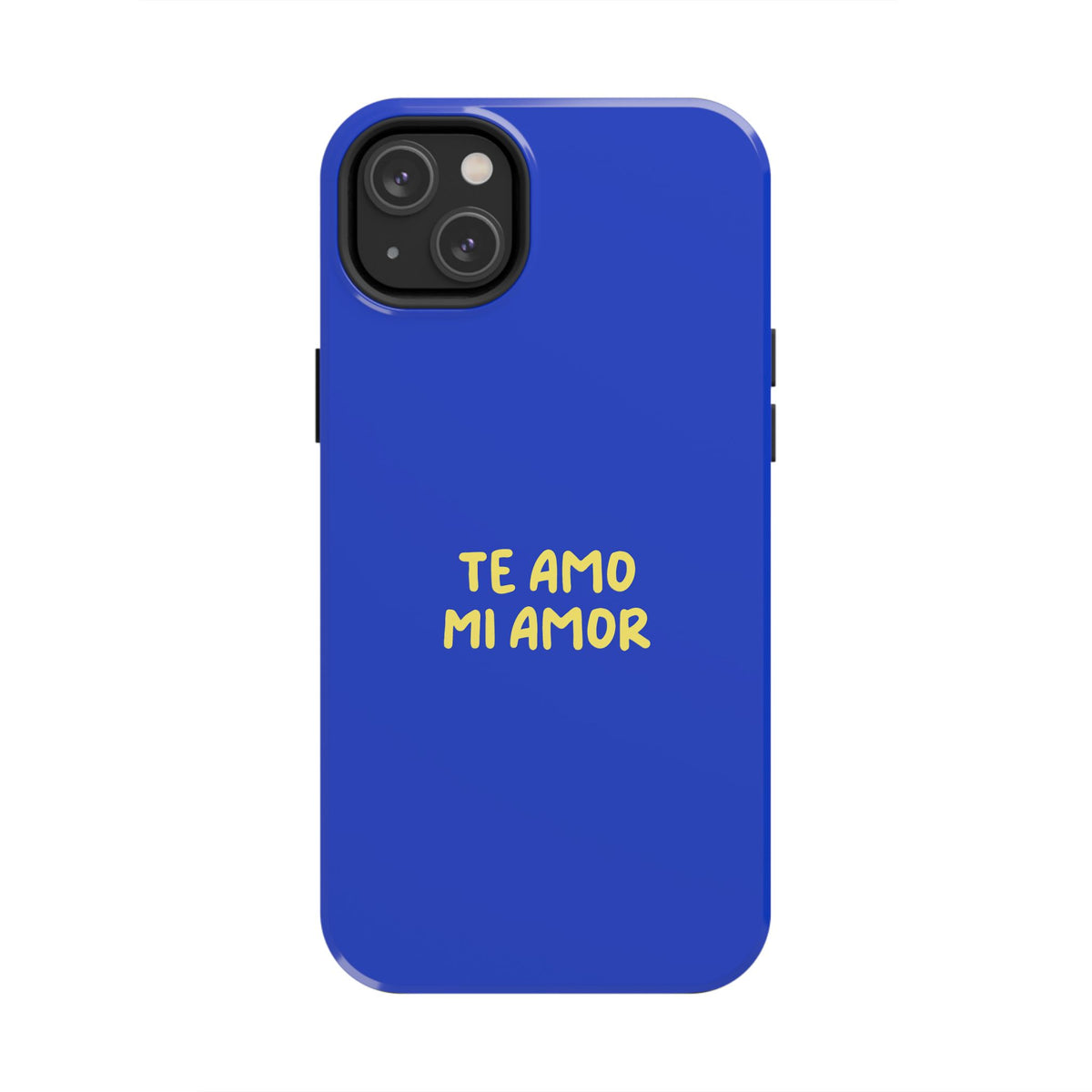 Blue Phone Case with Custom Text