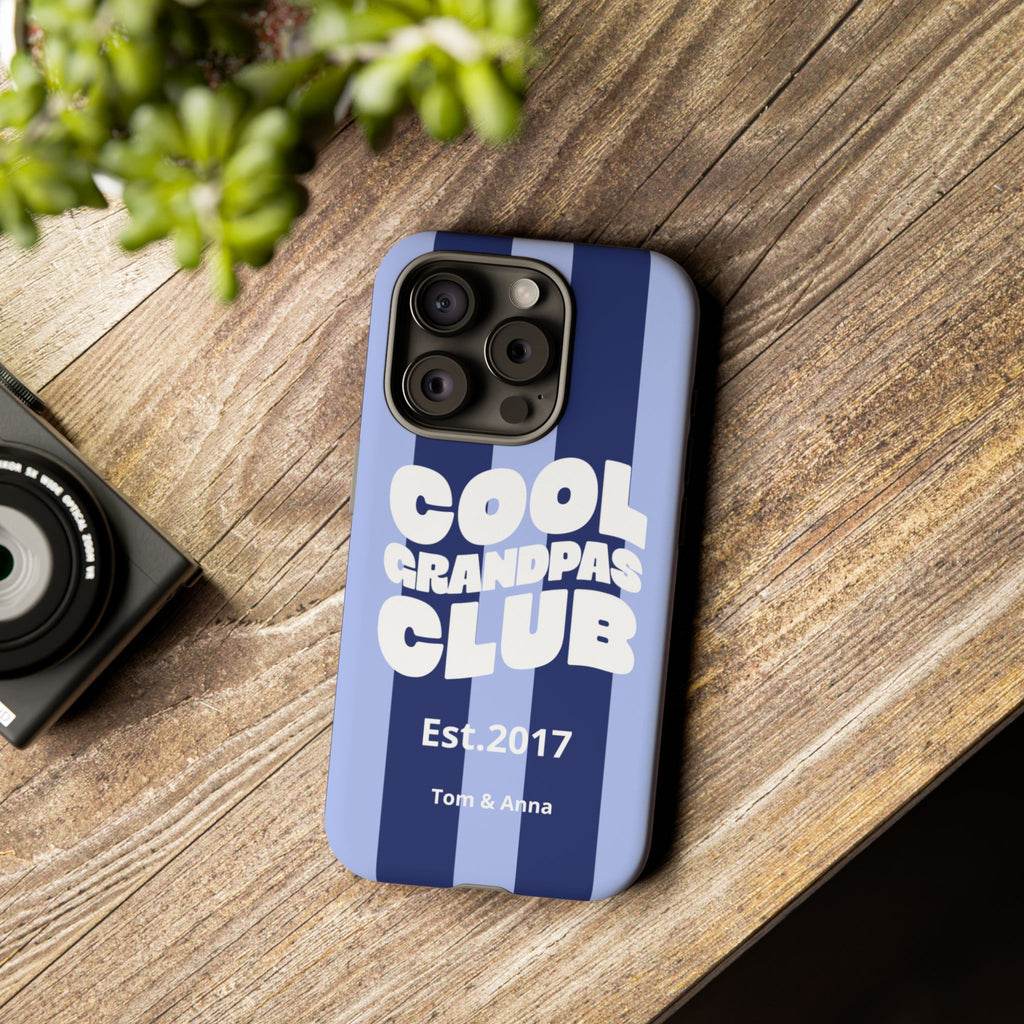 Phone Case Cool Grandpas Club & Names of grandchildren