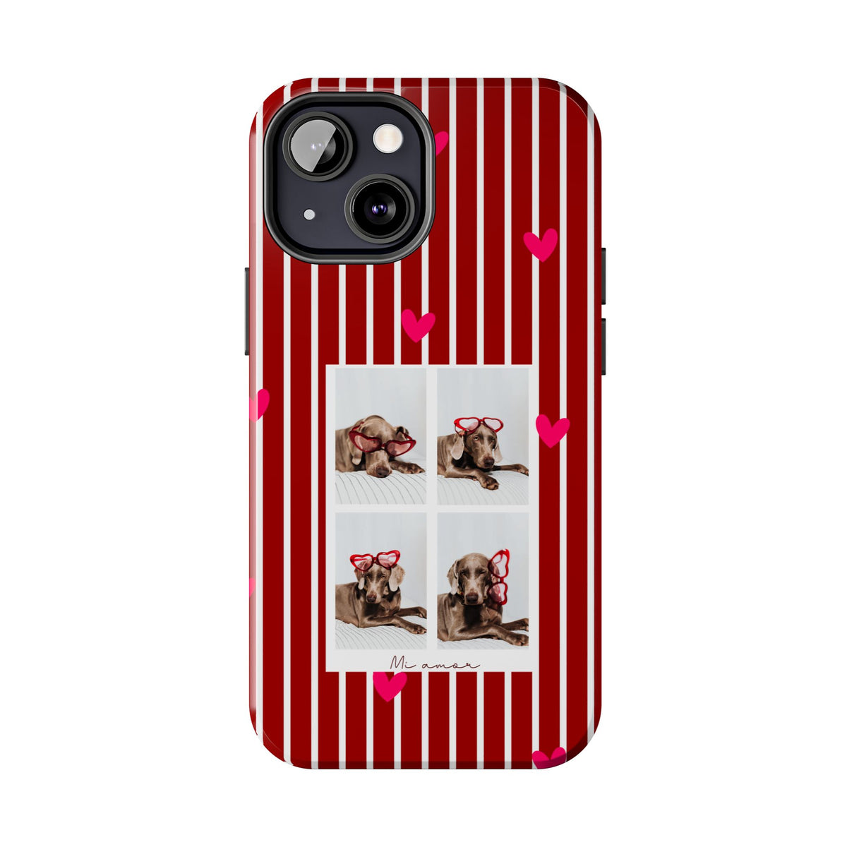 Funda de teléfono estilo cabina de fotos