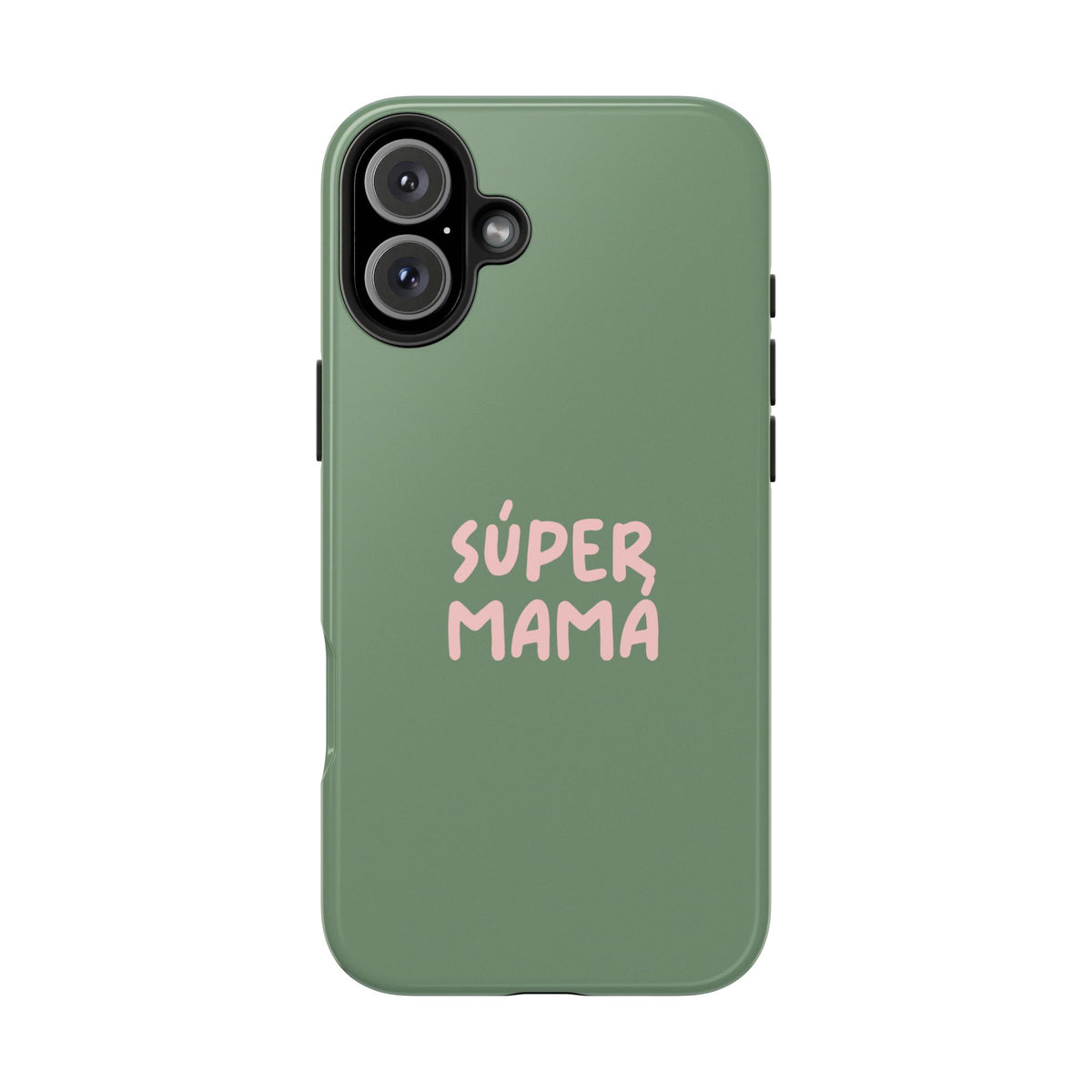 Green Phone Case with Custom Text