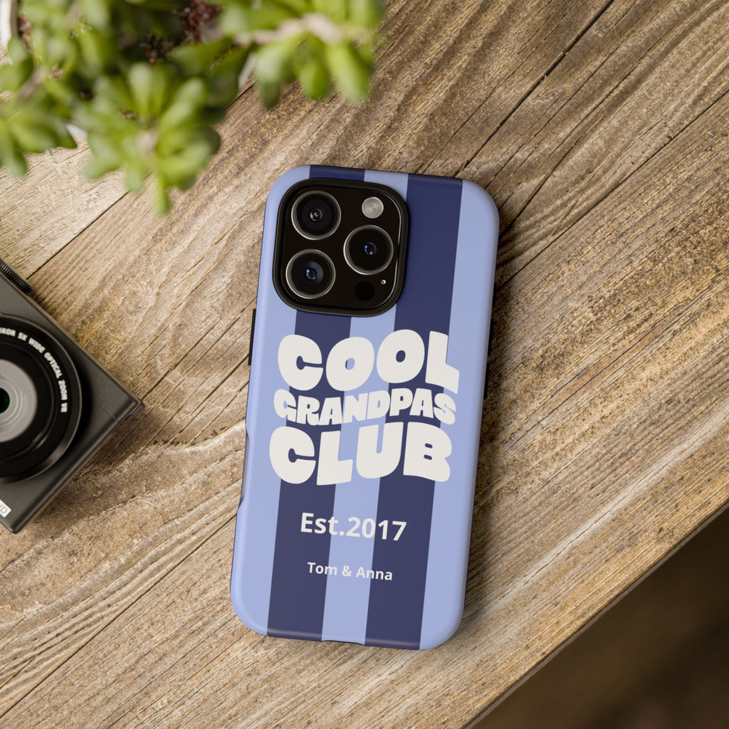 Phone Case Cool Grandpas Club & Names of grandchildren