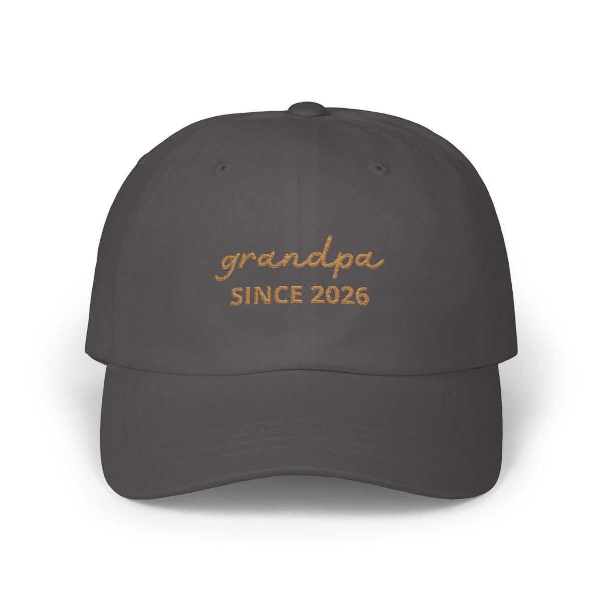 Gorra del abuelo desde fecha bordada