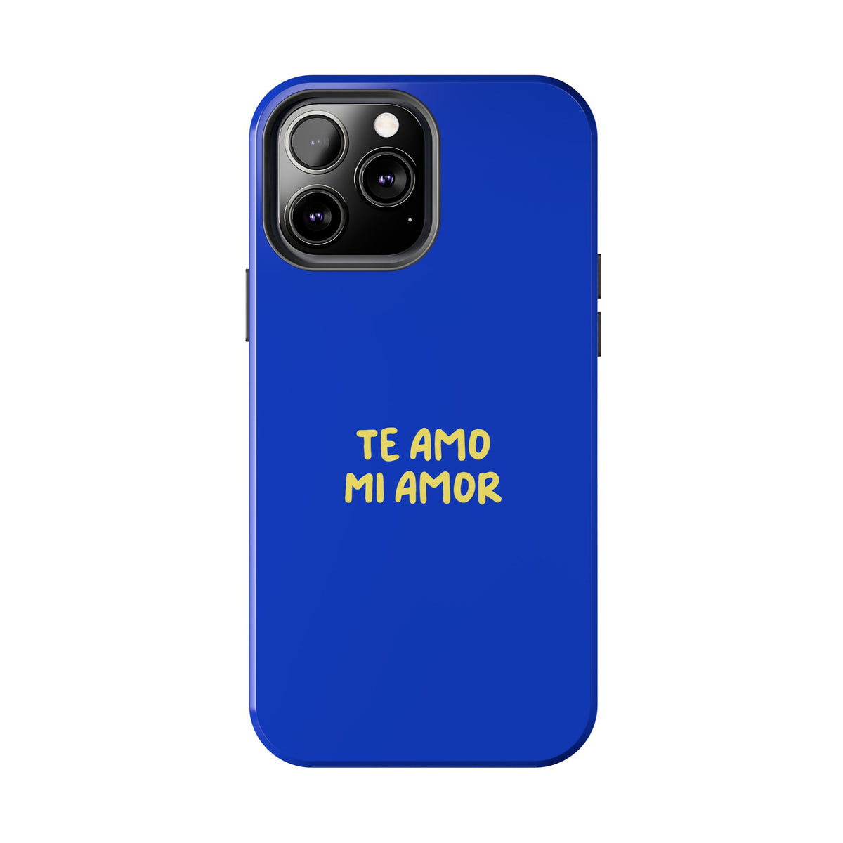 Blue Phone Case with Custom Text