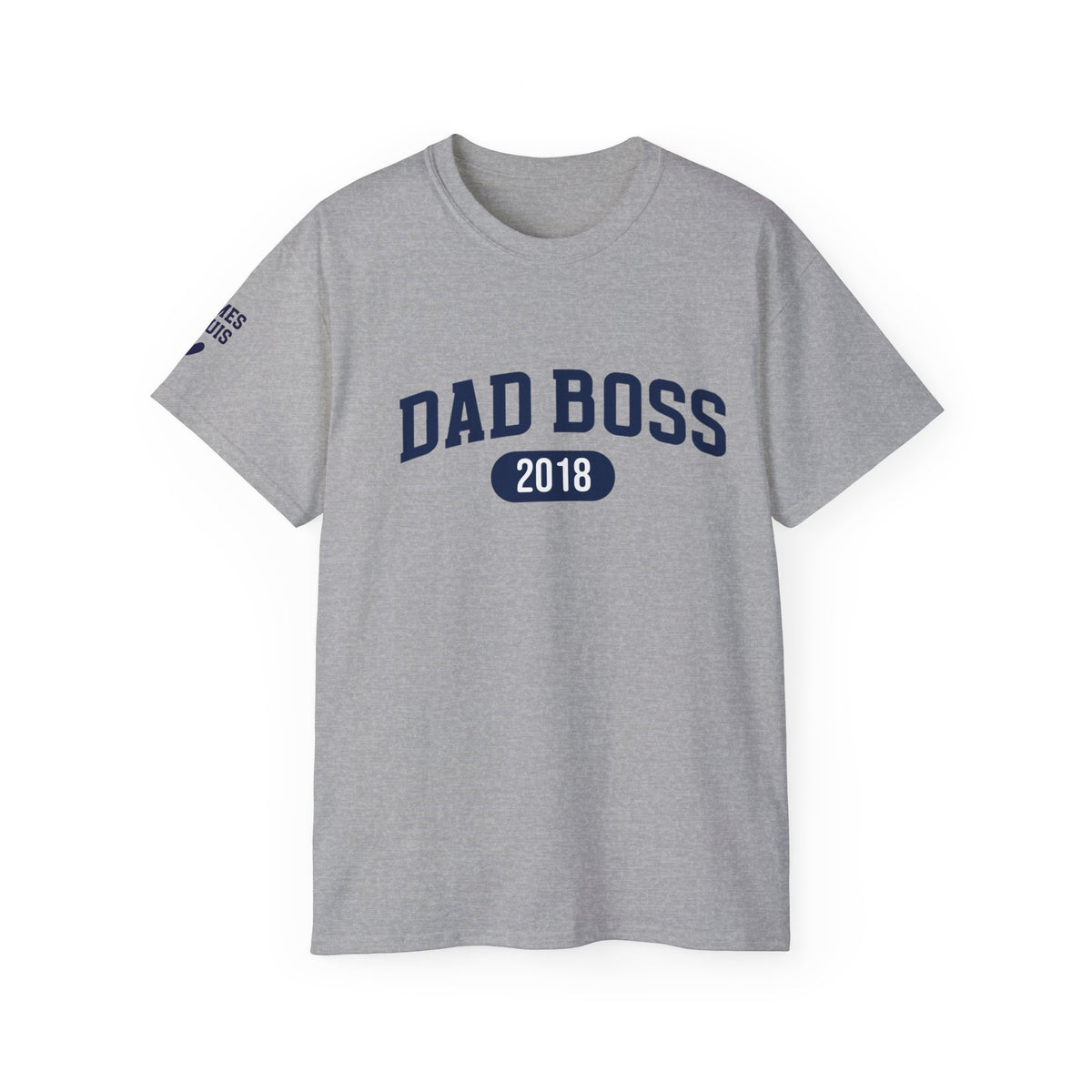 T-Shirt Dad Boss and first names personalized