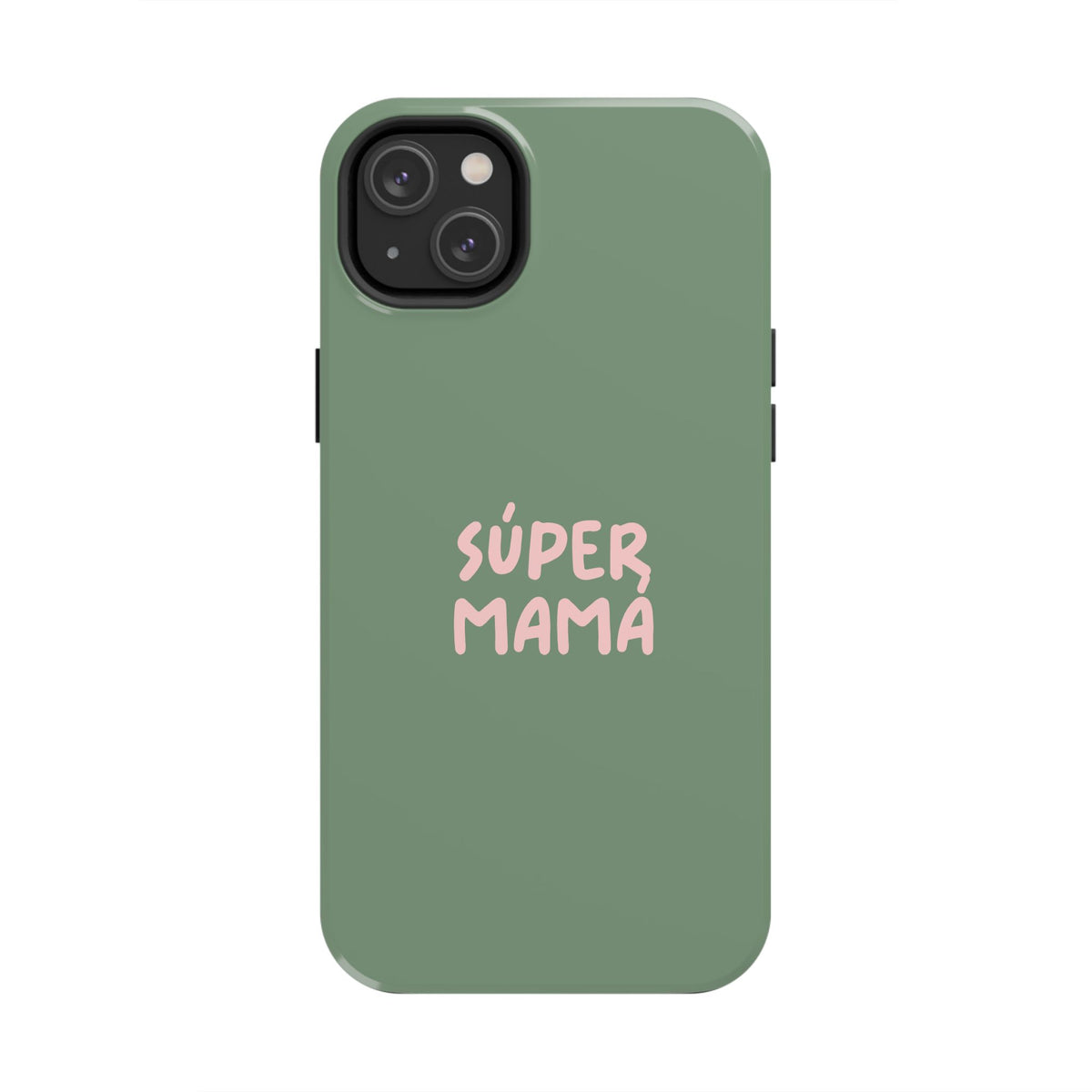 Green Phone Case with Custom Text